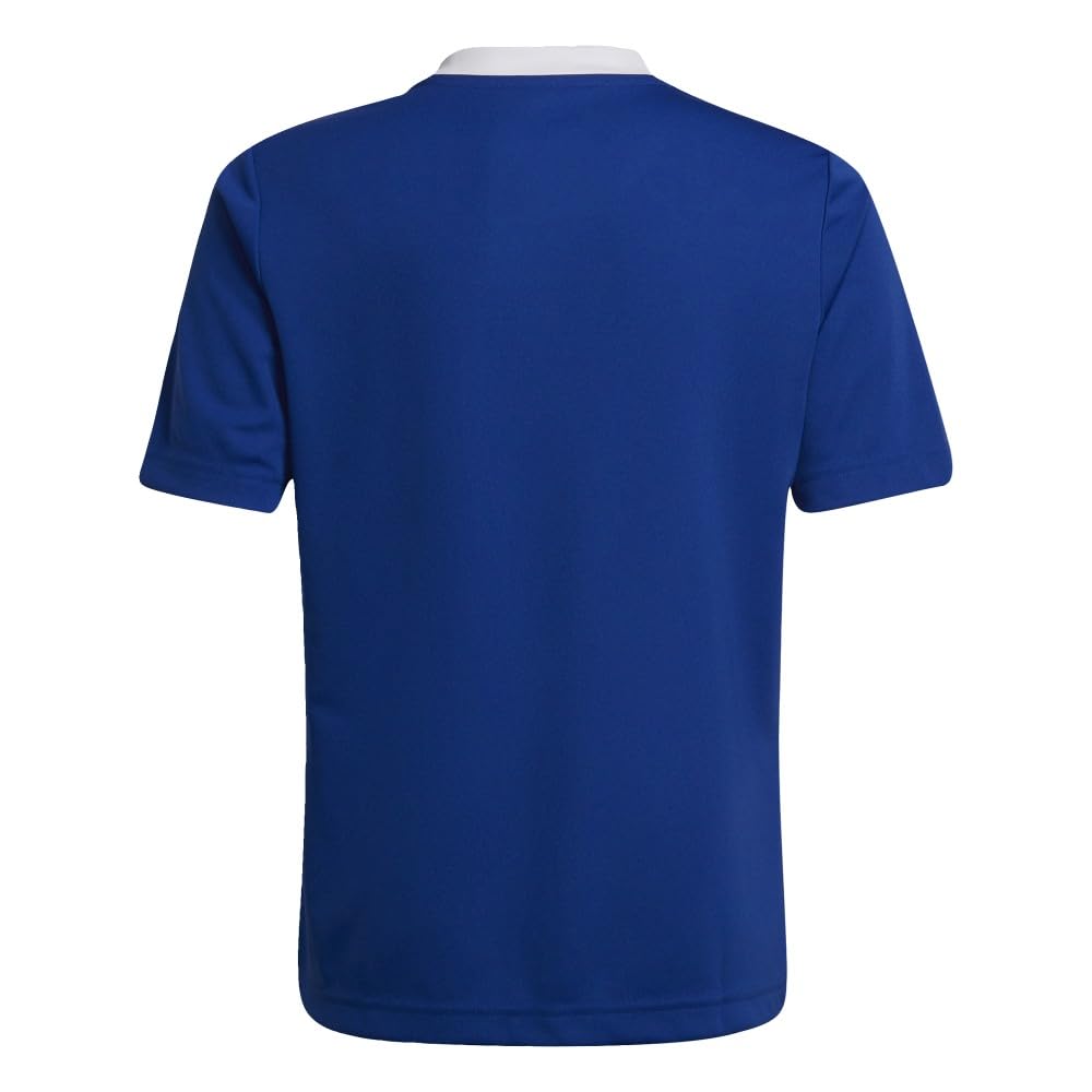 adidas Kids' Entrada 22 Soccer Jersey - Youth Football Shirt for Boys & Girls - Lightweight Breathable Performance Tee for Training & Match Play