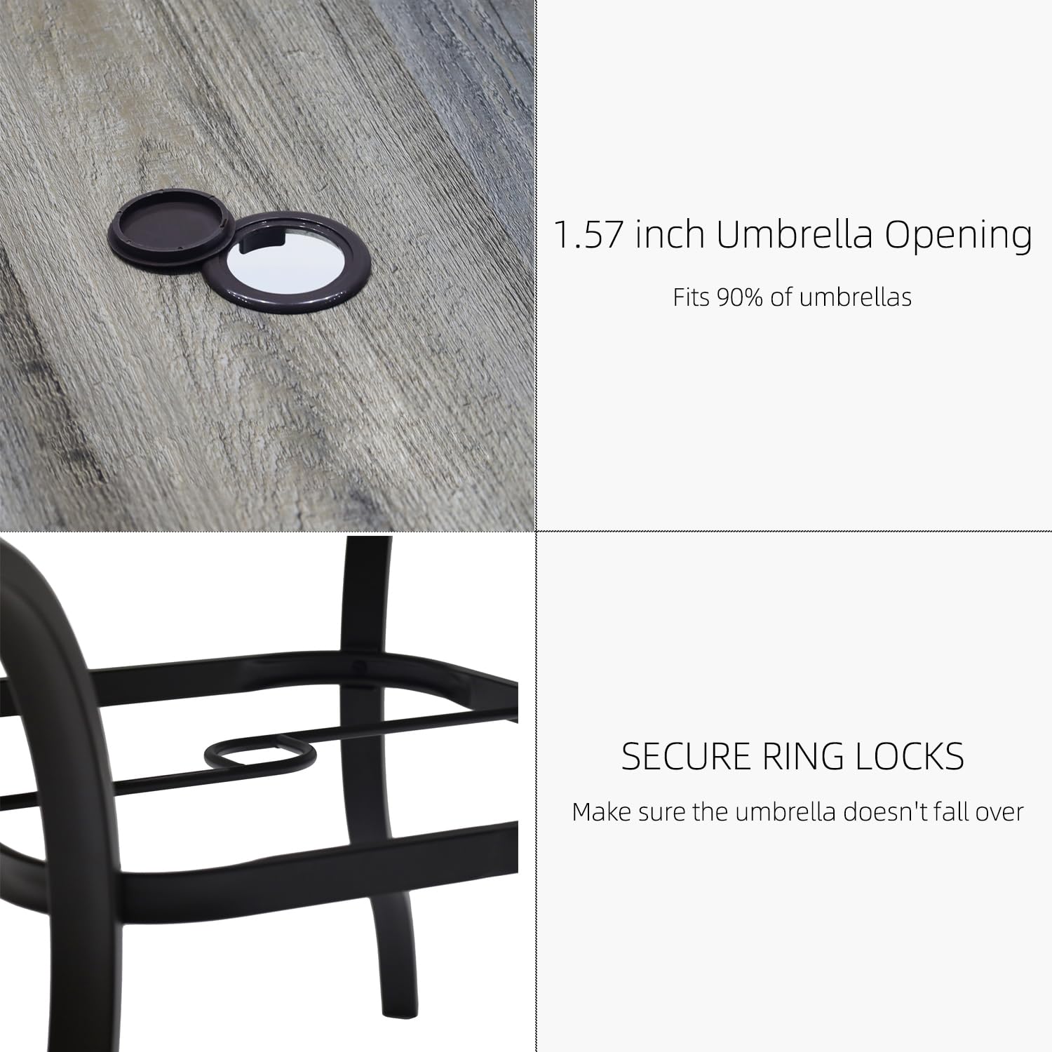 4-Person Outdoor Dining Table - 37