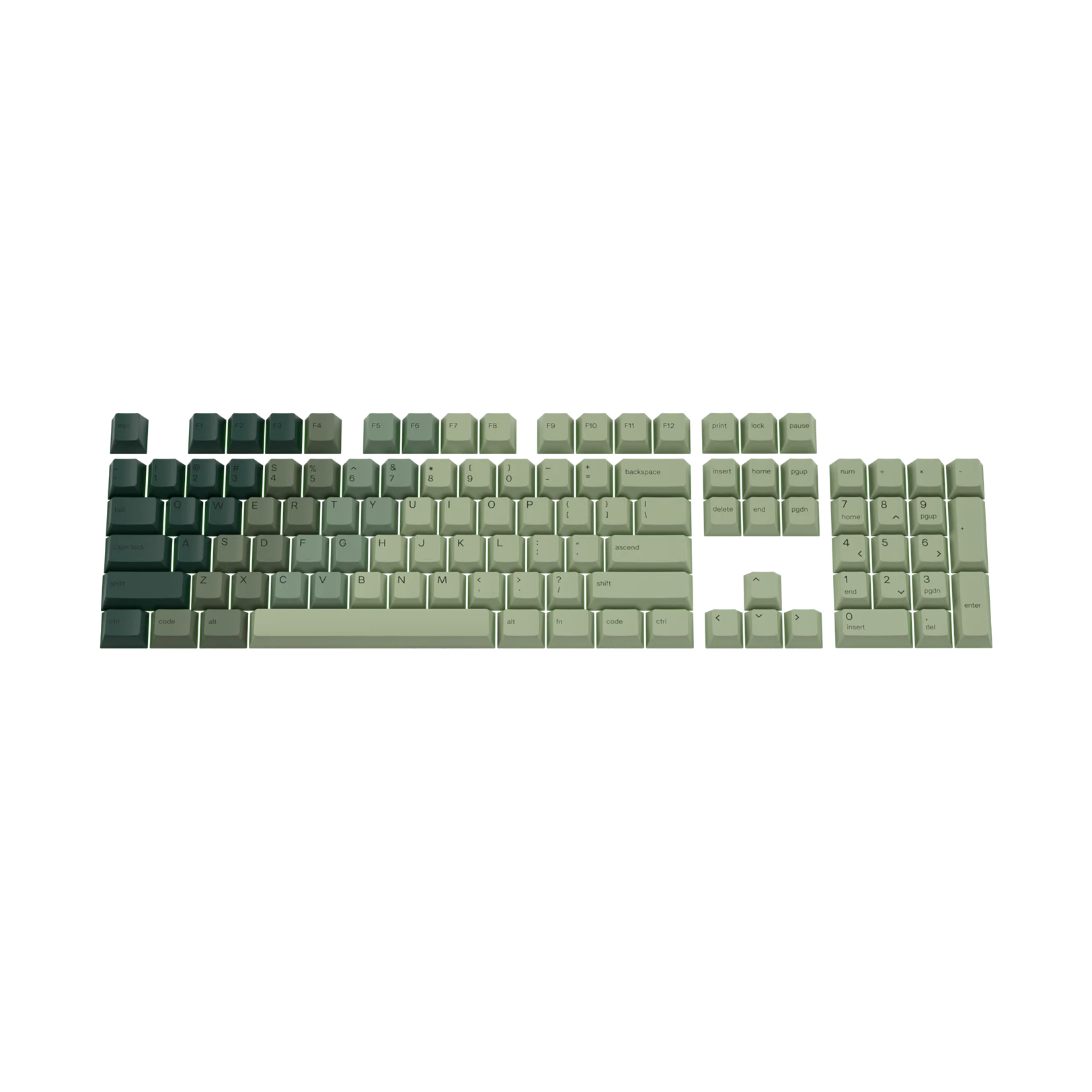 Alpine Forest Keycaps for Mechanical Keyboards - Custom Cherry MX Keycap Set for Gaming & Typing - Perfect for PC, Mac & Laptop Enthusiasts