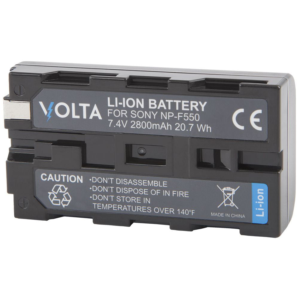 F&V NP-F550 DV Camera Battery - High Capacity Replacement for Sony Camcorders - Perfect for Travel, Events & Professional Videography
