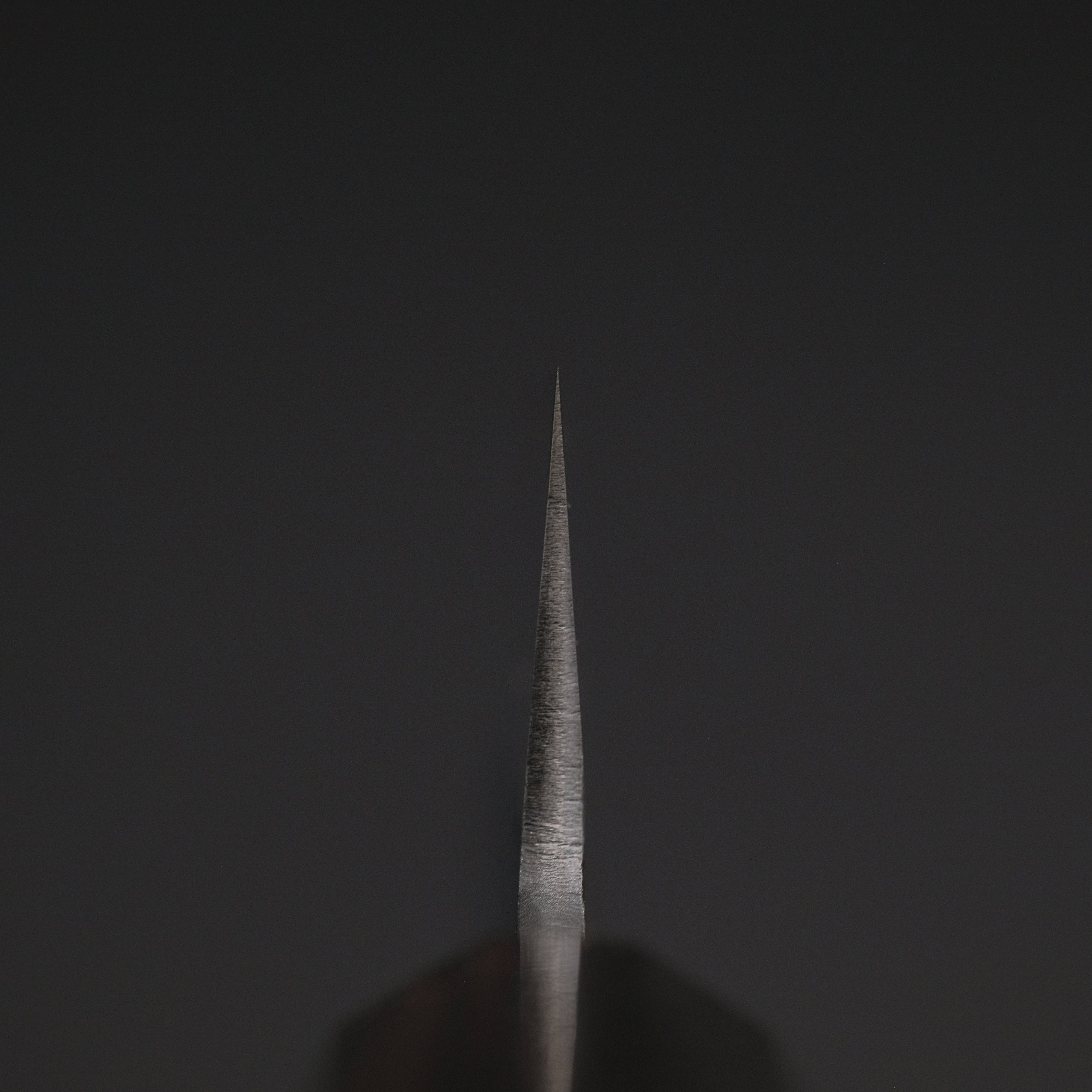 Premium Ajikataya White #2 Nashiji Damascus 150mm Petty Knife with Ebony & TQP Handle (#63) - Perfect for Slicing, Dicing, and Precision Kitchen Tasks
