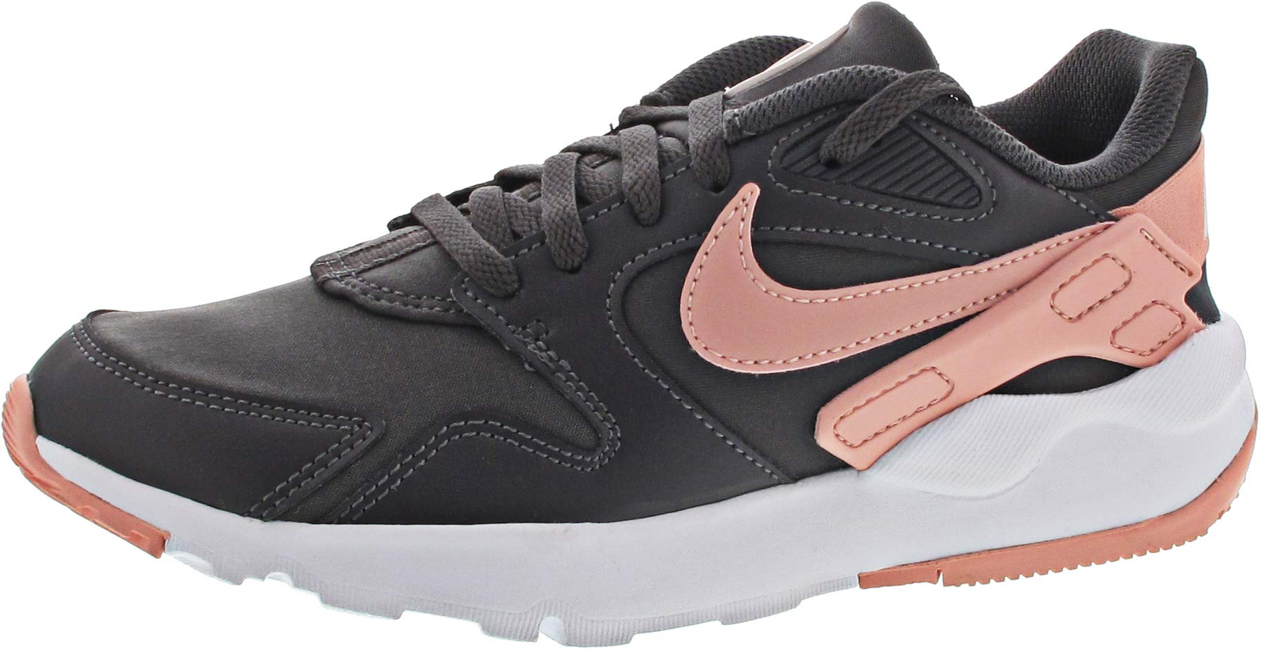 Nike Women's LD Victory Sneakers - US Size 7 M - Thunder Grey/Coral - Lightweight Running Shoes for Women, Gym Workout & Casual Wear