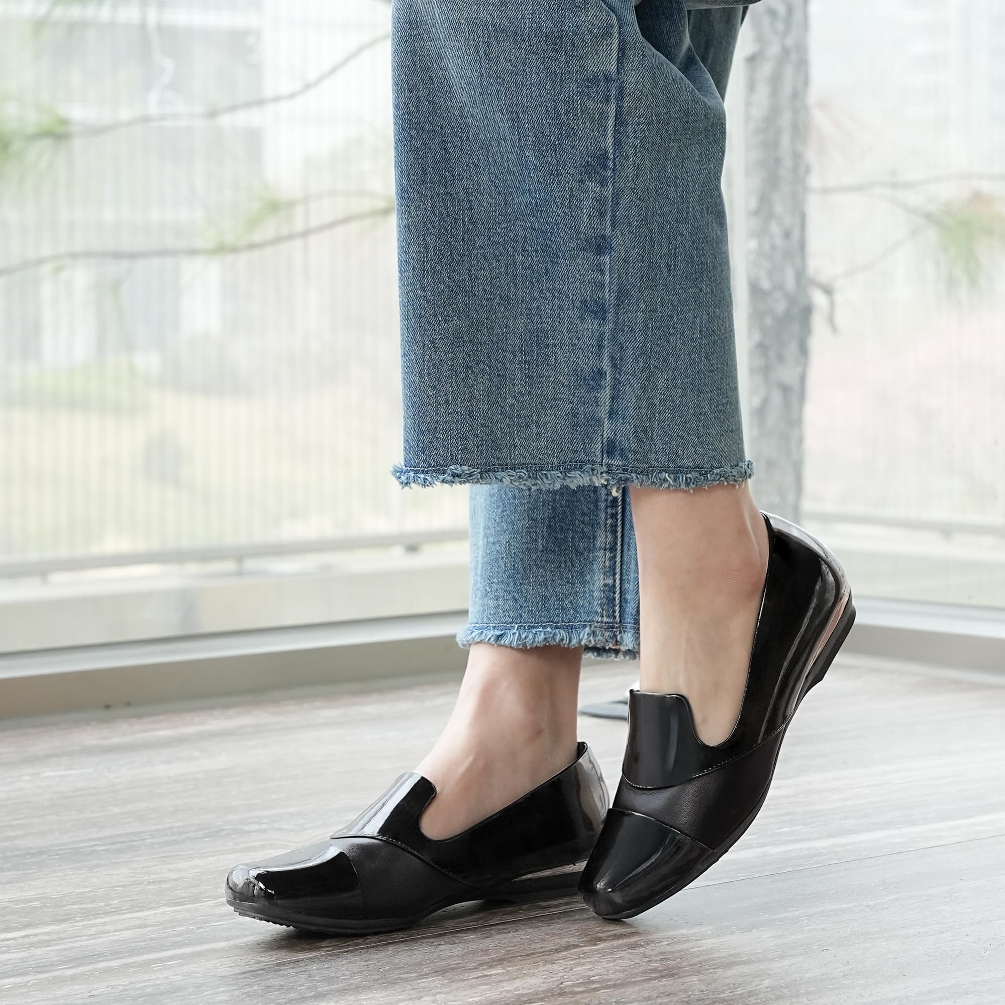 **Orthopedic Dress Shoes for Women - Comfortable Slip-On Loafers with Arch Support & Bunion Relief - Perfect for Work, Travel & Everyday Wear**
