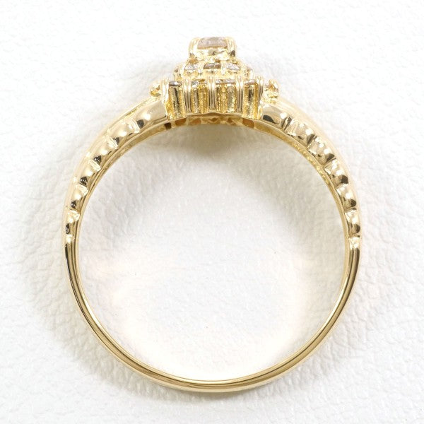 18K Yellow Gold Diamond Ring for Women - Elegant Solitaire Engagement & Wedding Band - Perfect for Proposals, Anniversaries, and Special Occasions
