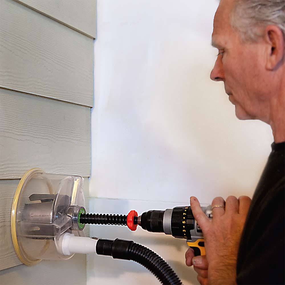 Shield Vacuum Adapter - Universal HEPA Vacuum Dust Control Adapter for HOLE PRO Shields | Perfect for Construction, Renovation, and DIY Projects with Complete Dust Containment