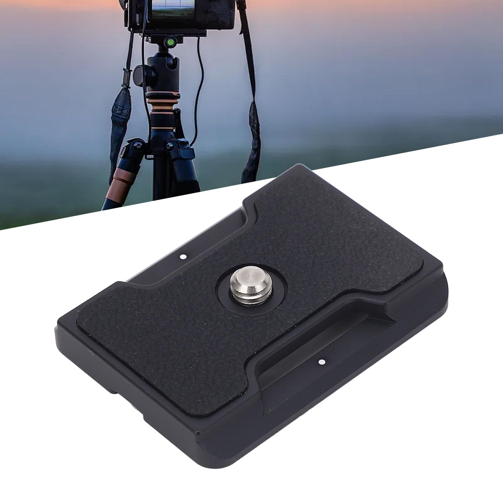 Elprico Quick Release Plate - Aluminum Alloy Camera Tripod Base Plate with 1/4