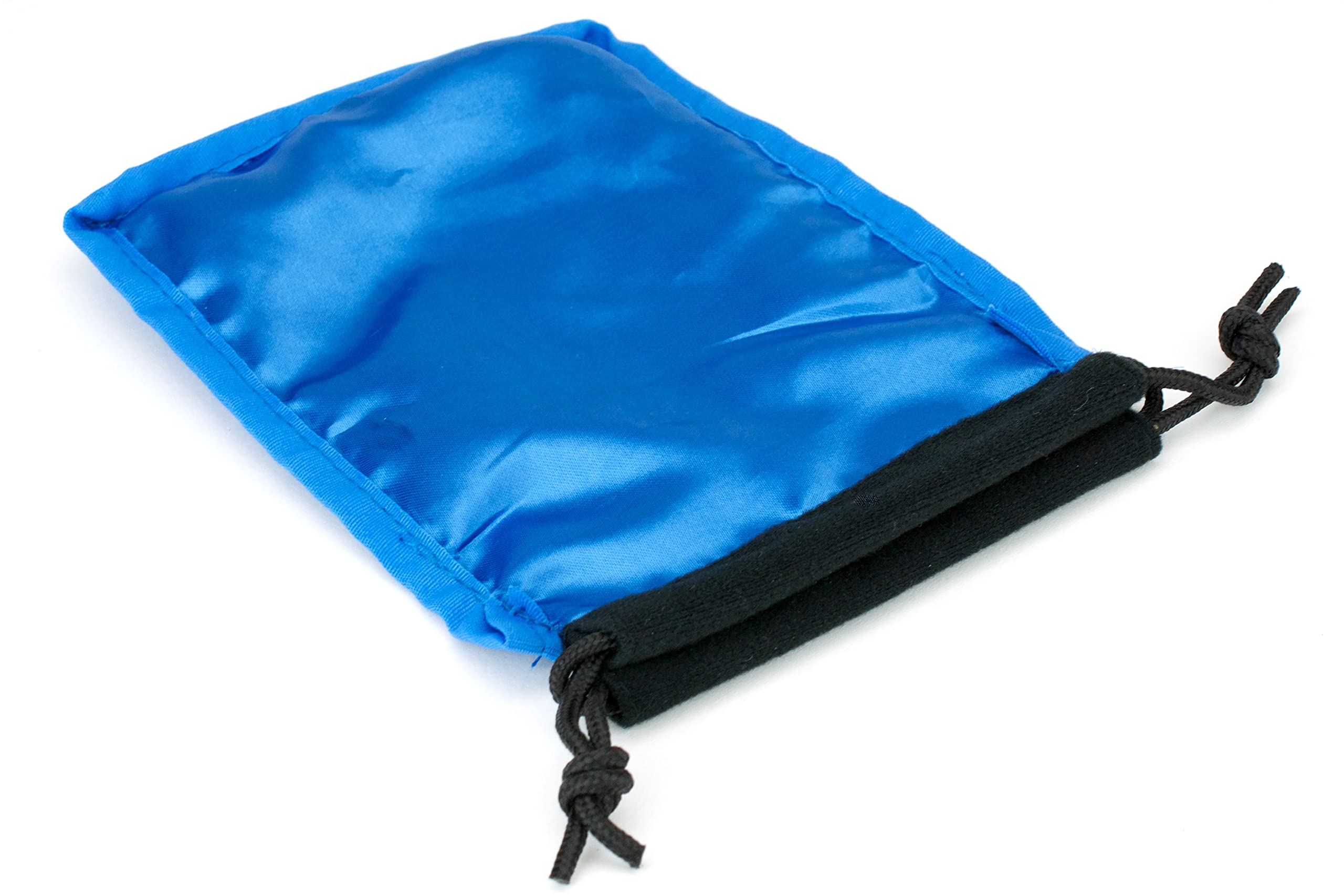 Premium Large Dice Bag for RPG & Board Games - 5x8 Inches Drawstring Pouch with Durable Fabric - Holds 100+ Polyhedral Dice (Blue Lined Interior) - Perfect for D&D, MTG, Pathfinder & Tabletop Gaming Accessories