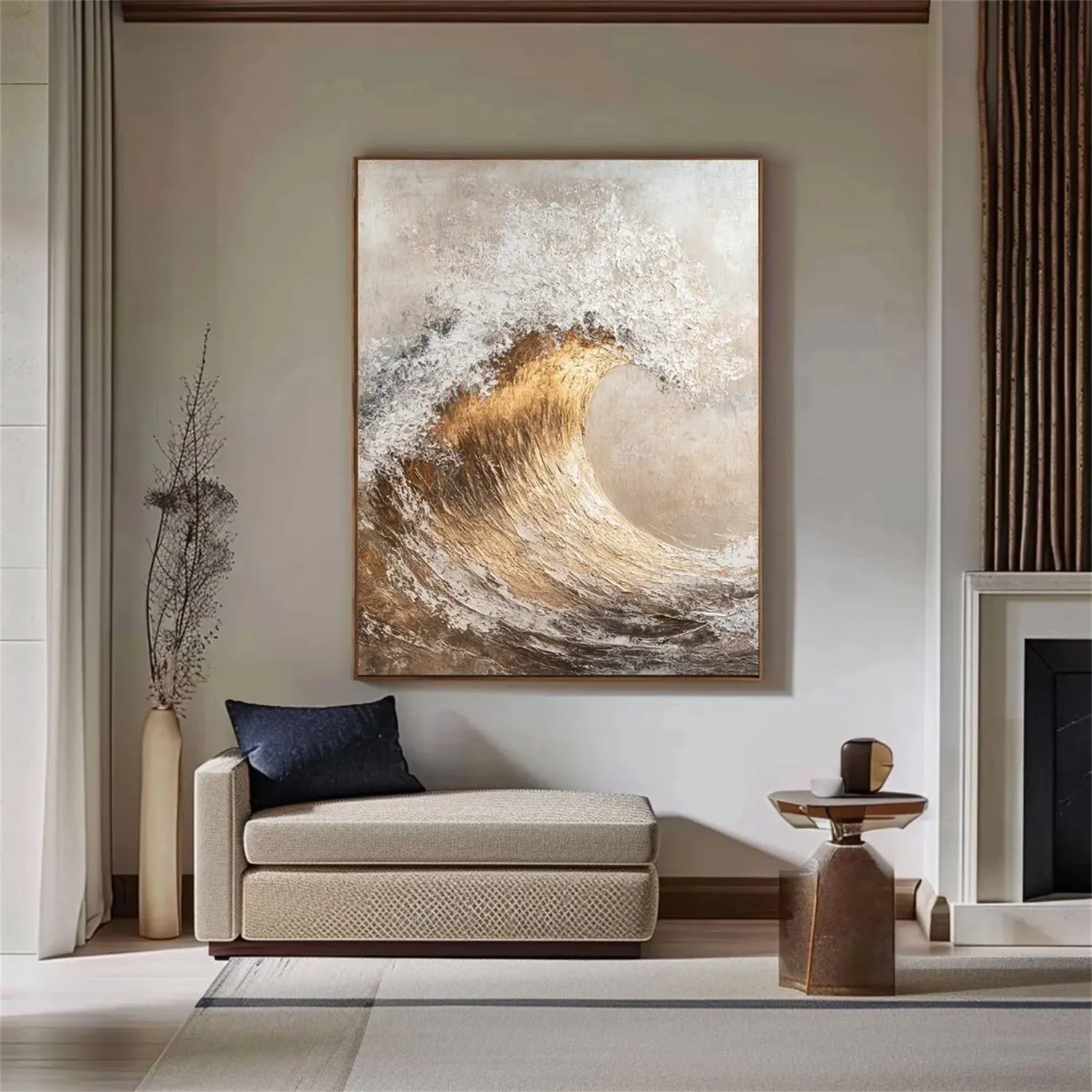 Ocean and Sky Painting #OS 219 - Stunning Coastal Wall Art for Beach House Decor, Living Room & Office
