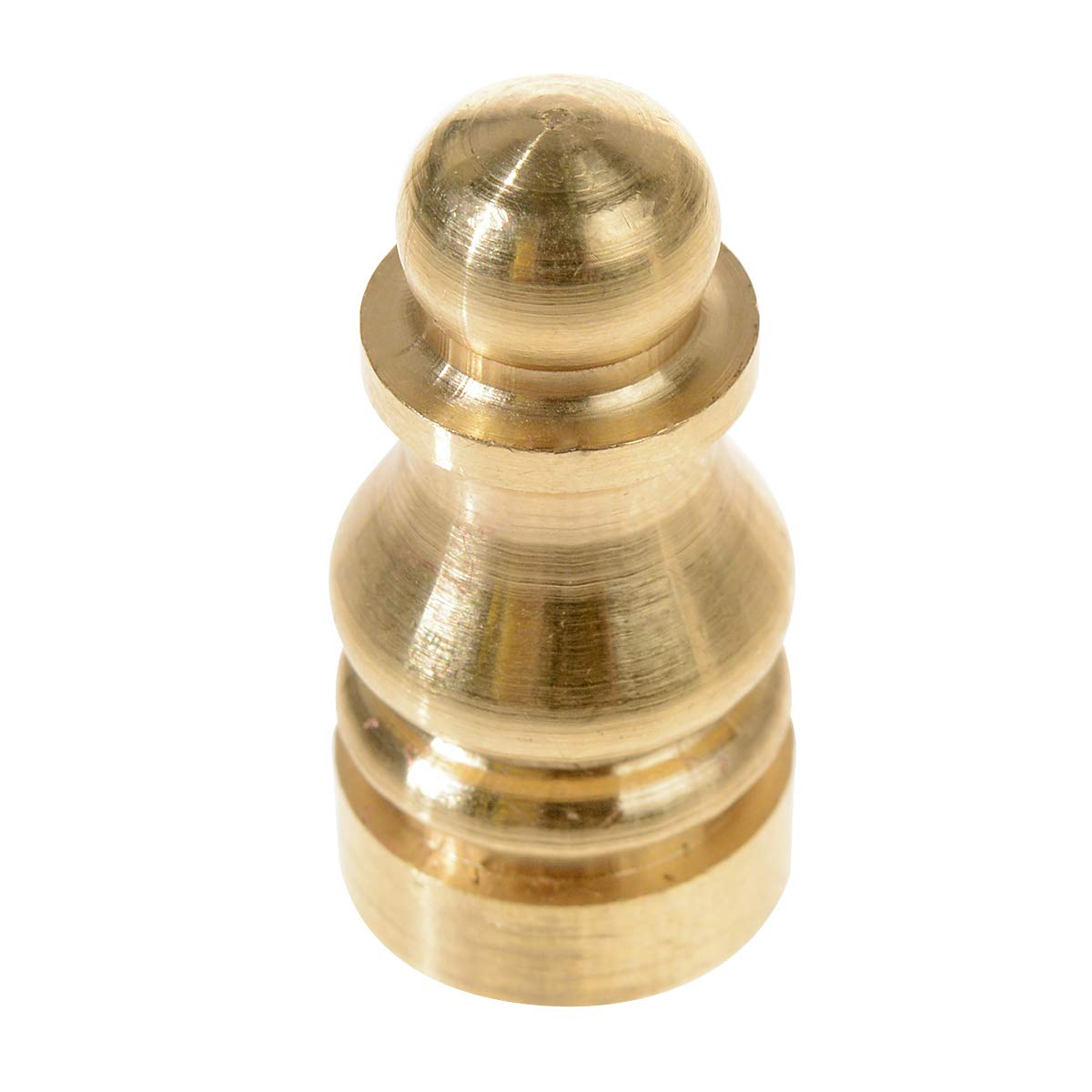 Penck Solid Brass Lamp Shade Finial - 1 Inch High Decorative Lighting Accessory for Table Lamps & Ceiling Fixtures | Perfect for Bedroom, Living Room & Office Decor