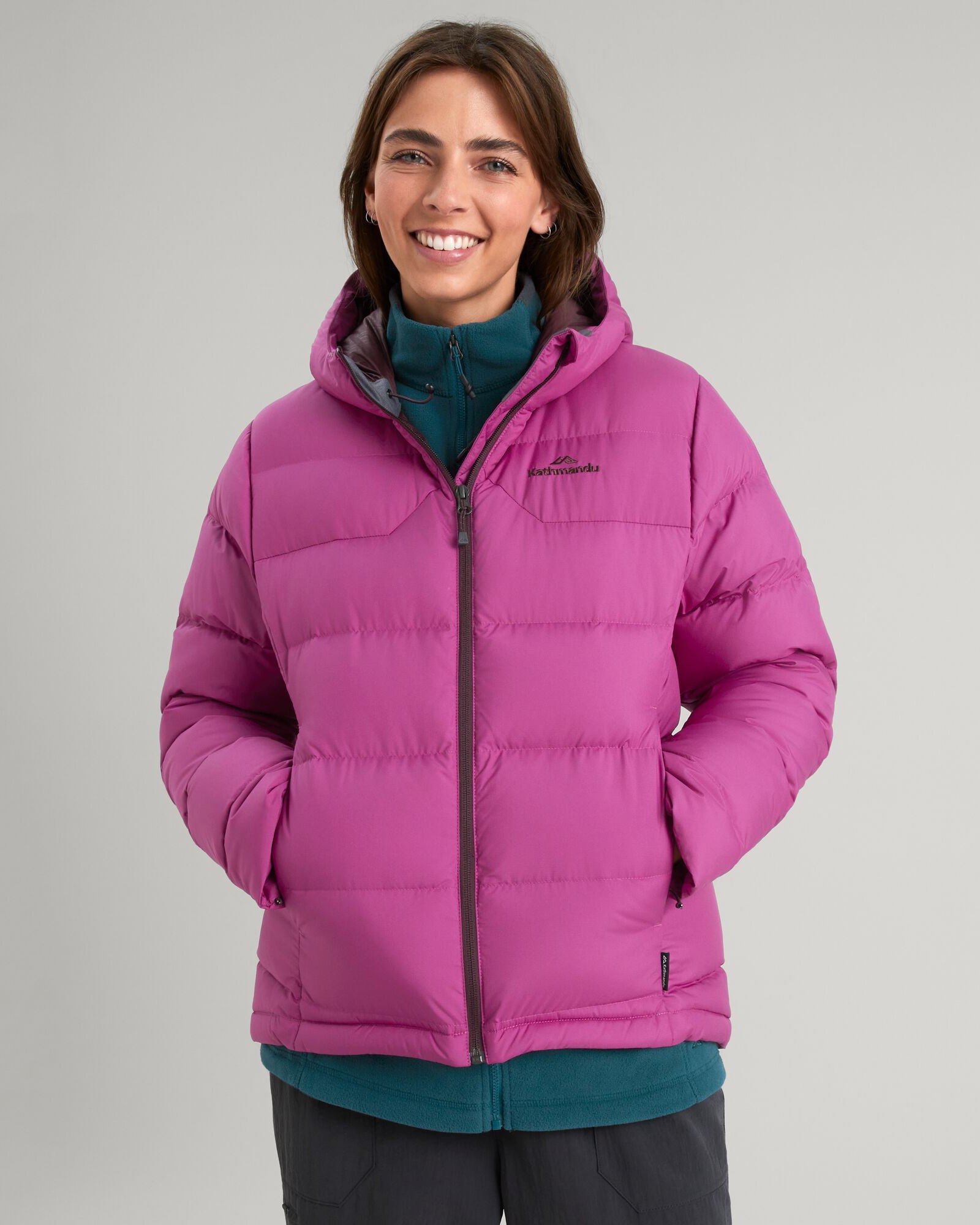 Women's Epiq Hooded Down Jacket - Lightweight Warm Winter Coat for Outdoor Activities | Waterproof Windproof Puffer Jacket for Hiking, Skiing & Cold Weather