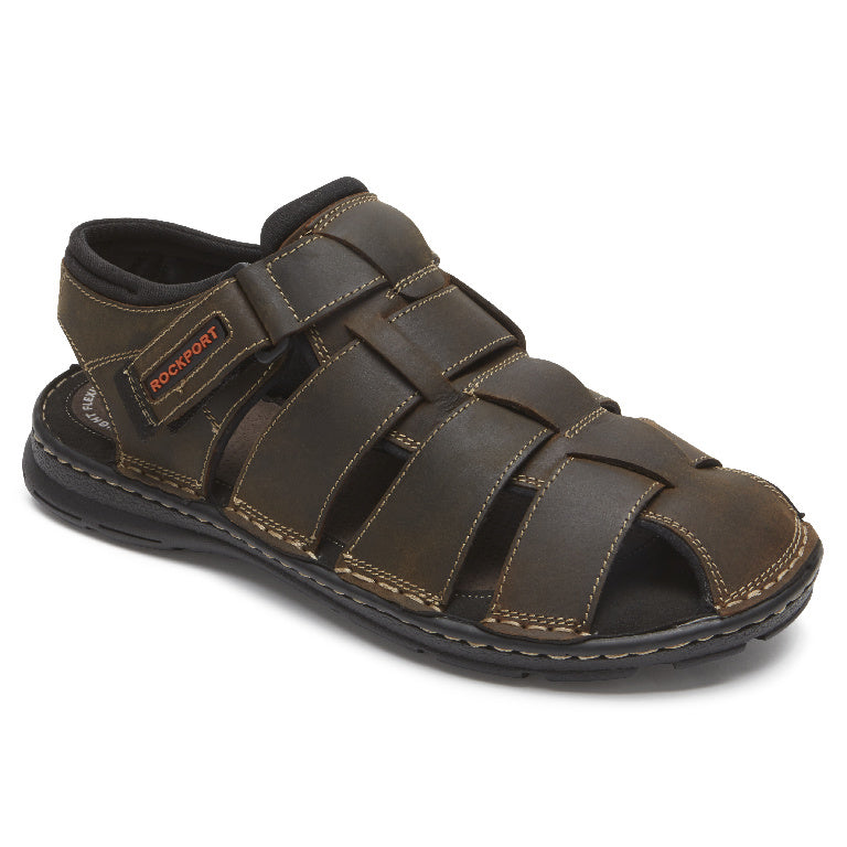 Men's Darwyn Fisherman Slingback Sandals - Comfortable Summer Beach Shoes for Walking, Travel & Outdoor Activities