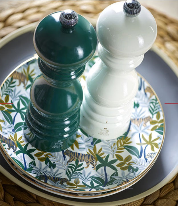 Premium Peugeot Paris 7 Inch Pepper Grinder - Forest Green Color | Durable French-Made Spice Mill for Kitchen, Dining Table & Gourmet Cooking