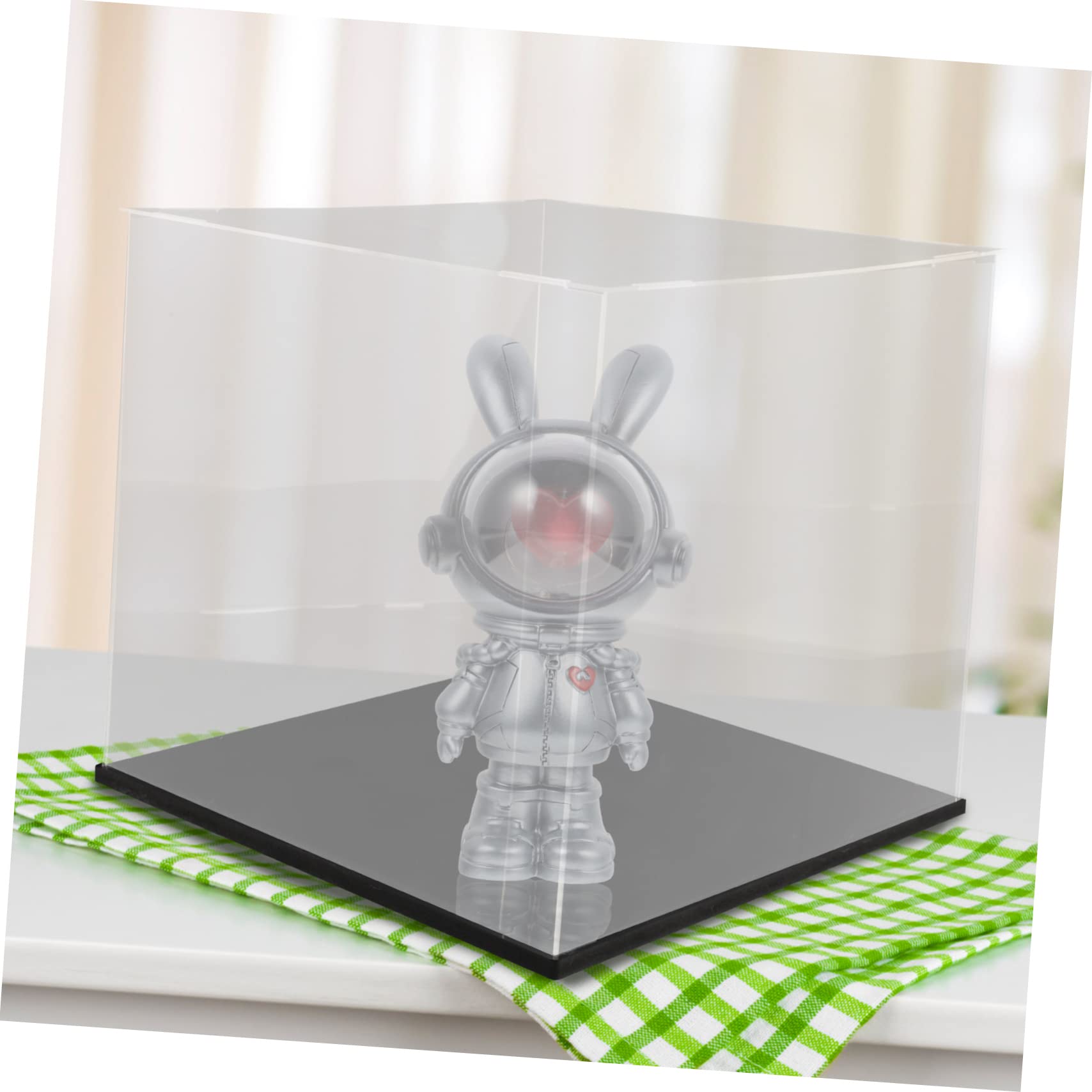 BESPORTBLE Acrylic Basketball Display Case - Clear Box Toy Holder & Storage Stand for Home Decor, Sports Collectibles, and Kids Room Organization