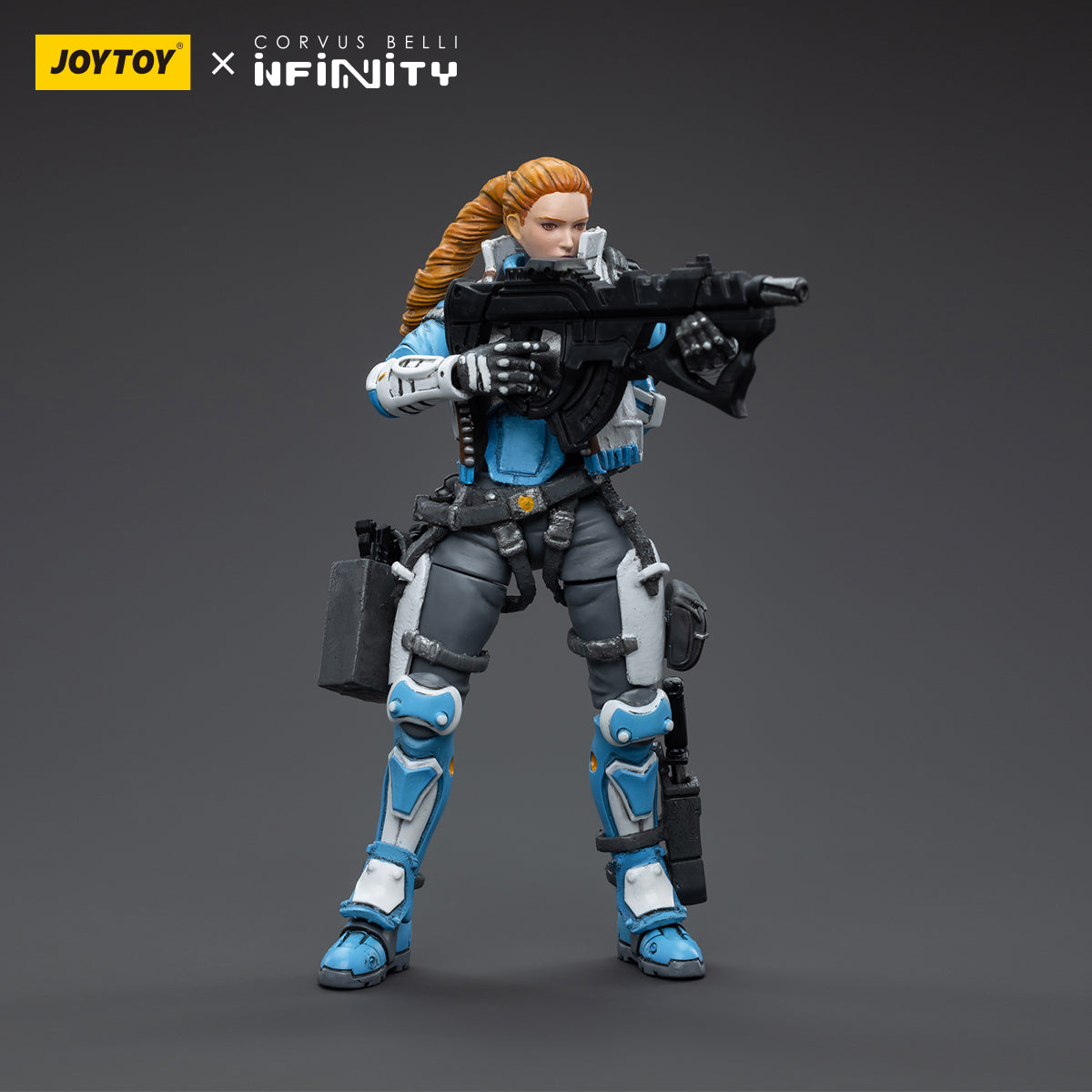 1/18 JOYTOY 3.75 Inch PanOceania Action Figure Set (3pcs) - Highly Detailed Collectible Military Miniatures for War Game Enthusiasts & Sci-Fi Collectors - Perfect for Tabletop Gaming, Display Shelves, and Gift Giving