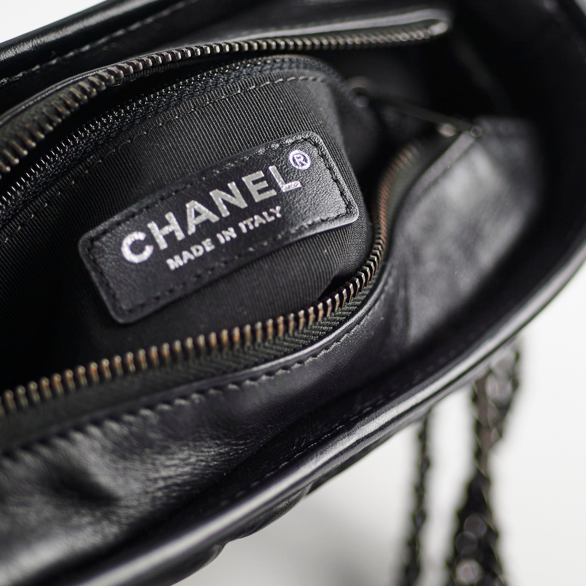 Chanel Small Gabriel Black Leather Shoulder Bag 28cm - Luxury Designer Handbag for Women, Perfect for Work, Evening & Special Occasions