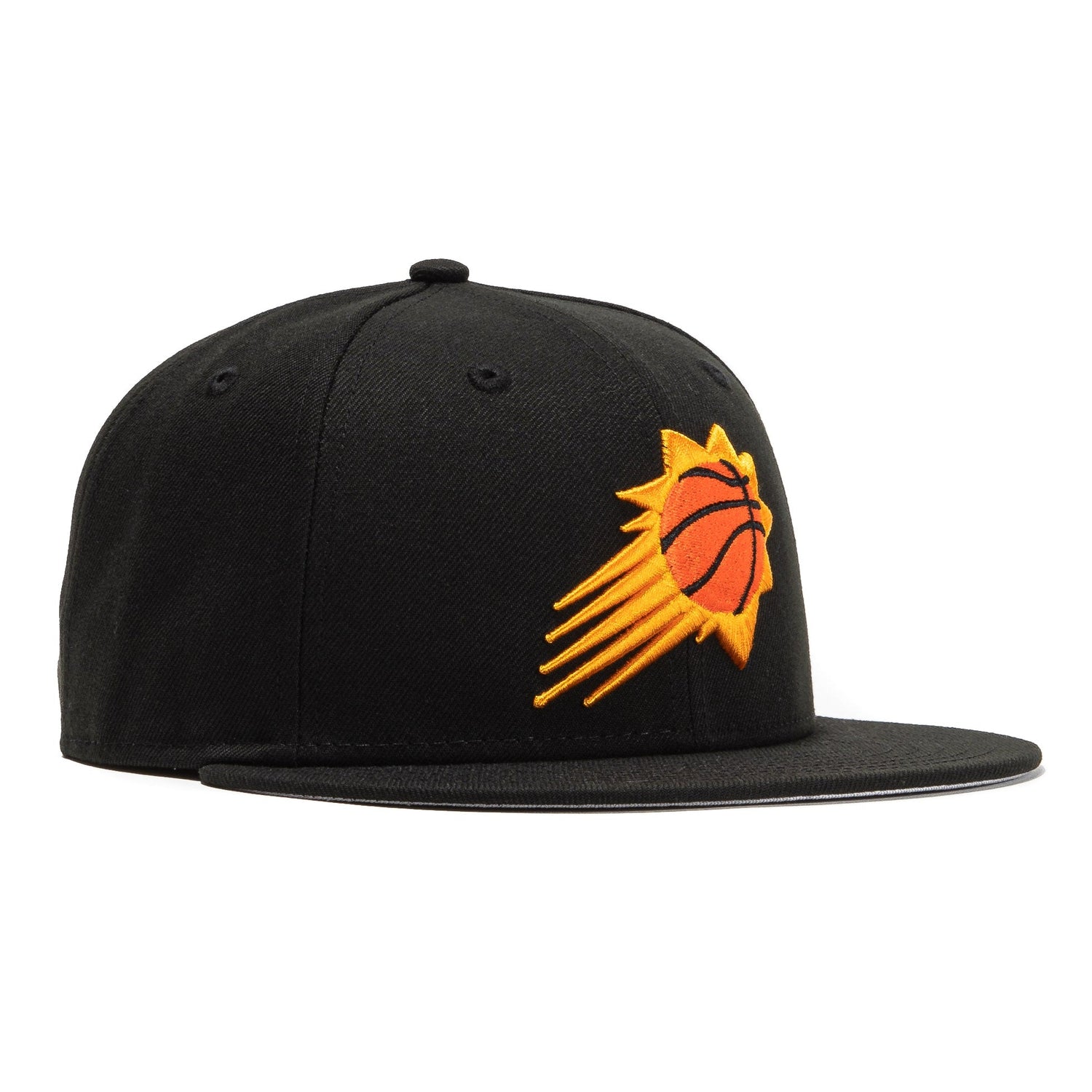 New Era 59Fifty Phoenix Suns Burst Snapback Hat - Black | Official NBA Licensed Cap for Men & Women | Perfect for Basketball Games, Streetwear & Sun Protection