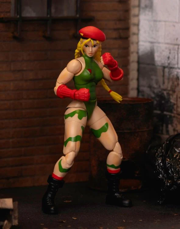 Jada Toys 1/12 Scale 6-Inch Street Fighter II Action Figures - Cammy, Dee Jay & Guile Collectible Figurines for Display, Gaming & Cosplay Inspiration