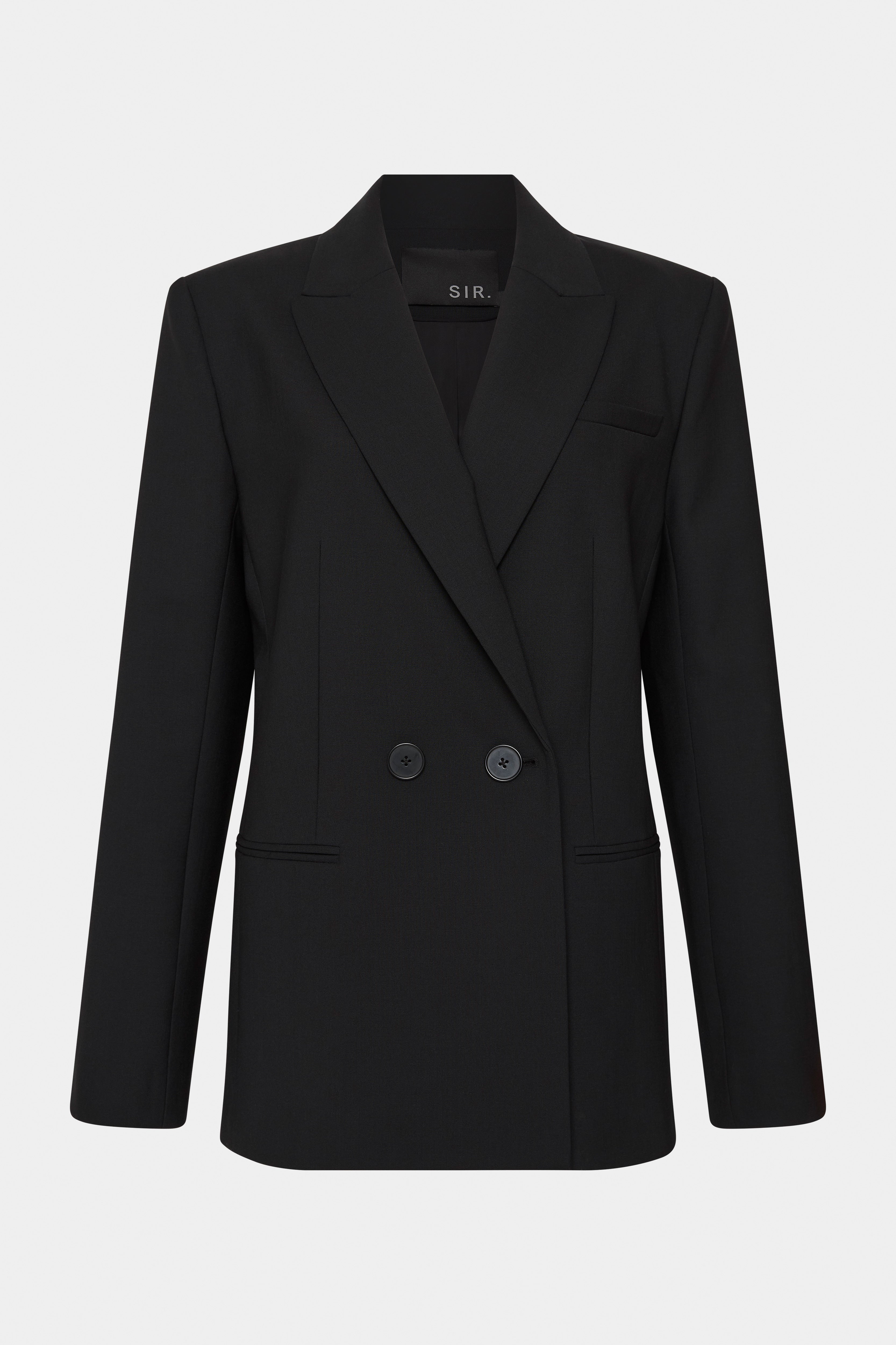 Leonardo Black Blazer for Men - Stylish Slim Fit Formal Jacket for Business, Office, and Special Occasions
