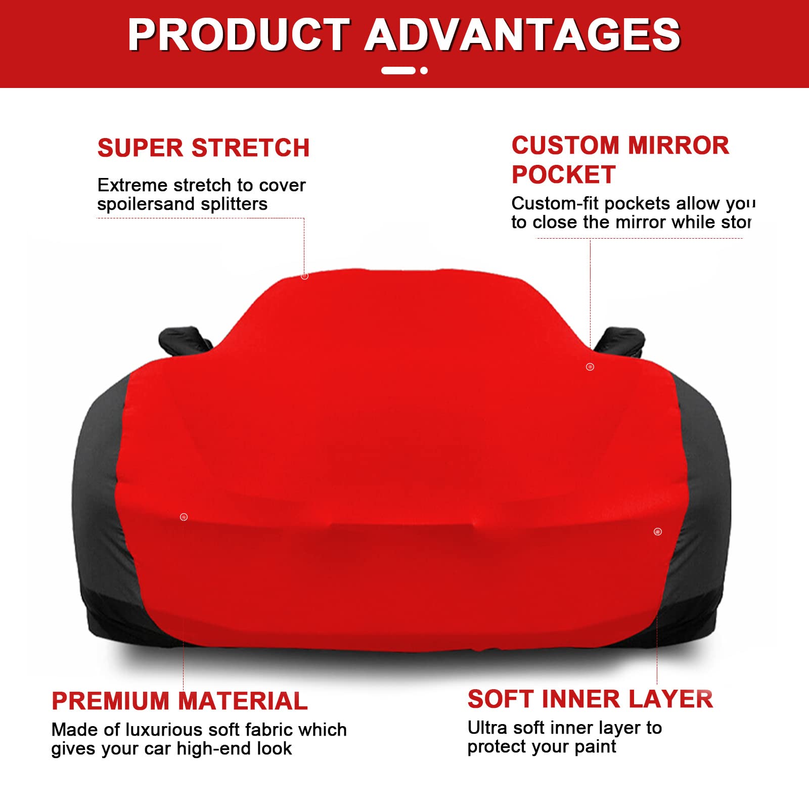 Premium Indoor Car Cover for 1998-2025 Porsche 911 (991/992/996/997 Series) - Soft Stretch Satin Dust-Proof Protection - Perfect for Garage Storage & Car Shows - Luxury Vehicle Accessory