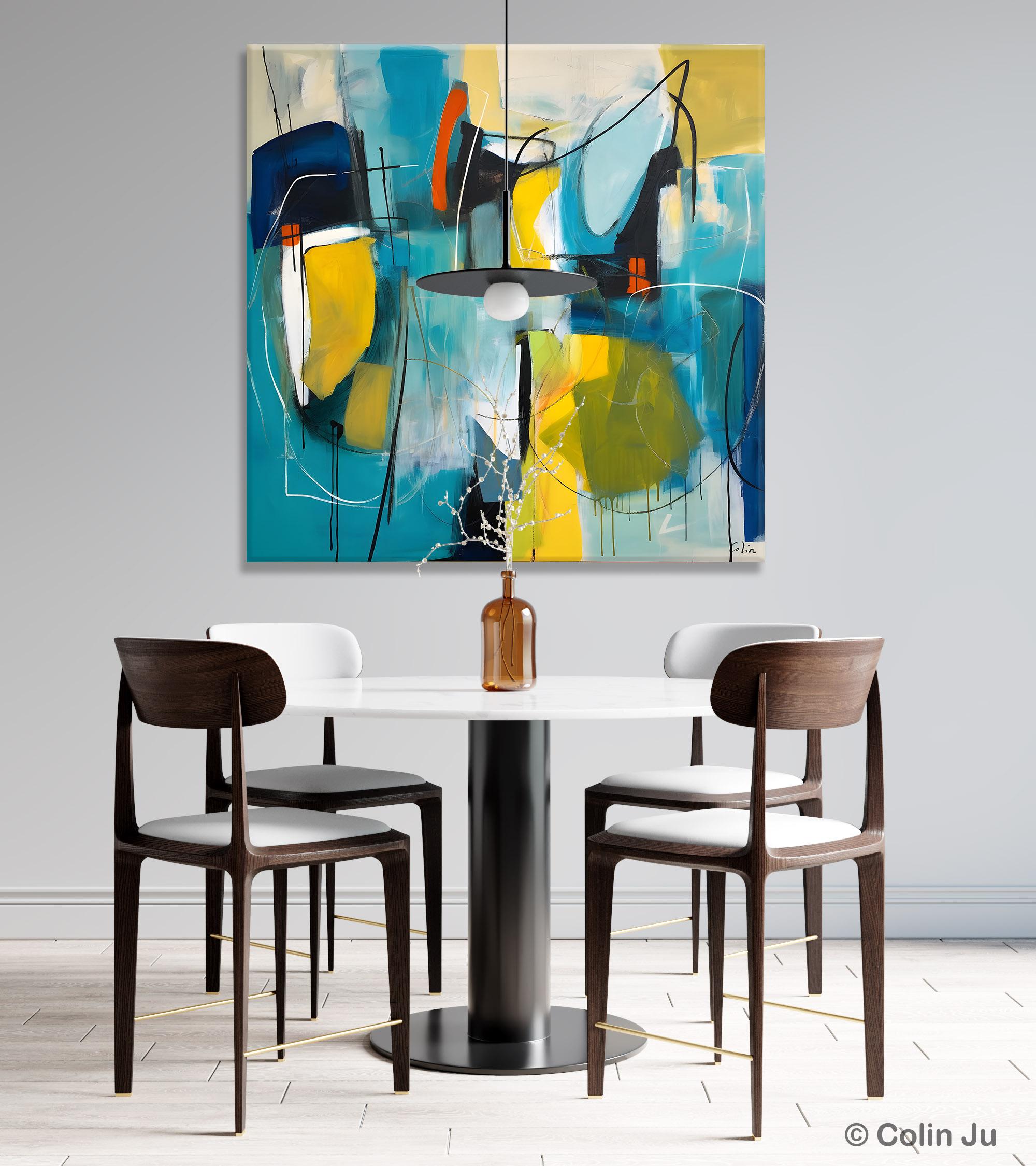Extra Large Contemporary Abstract Acrylic Painting - Modern Canvas Wall Art for Living Room Decor | Original Handmade Artwork for Home & Office