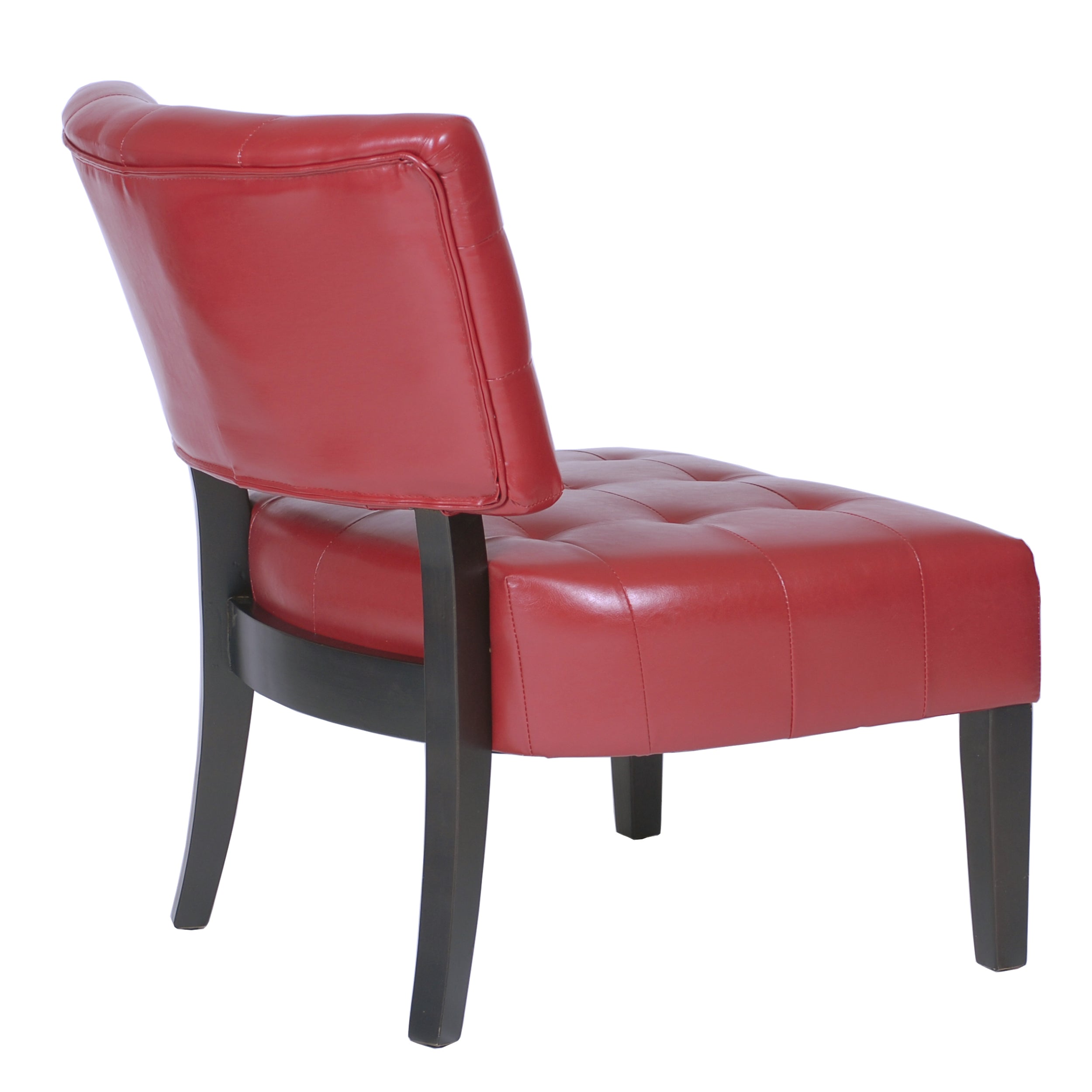 Roundhill Furniture Tufted Accent Chair with Oversized Seating - Modern Upholstered Living Room Chair for Home Office, Lounge & Reading Nook