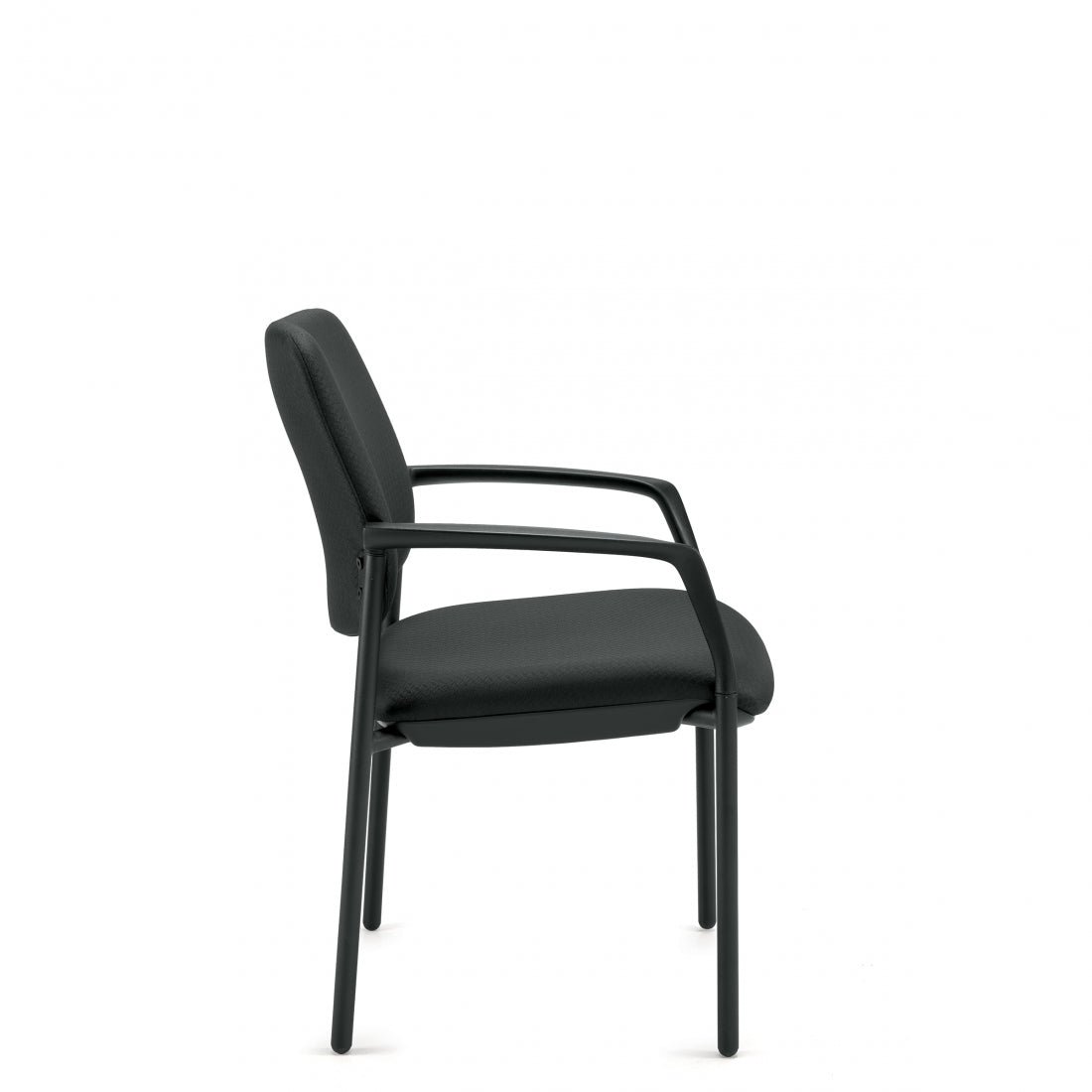 OTG3918B Modern Office Side Chair with Arms - Ergonomic Desk Chair for Home & Office Workspace - Comfortable Seating for Work, Study, or Conference Rooms