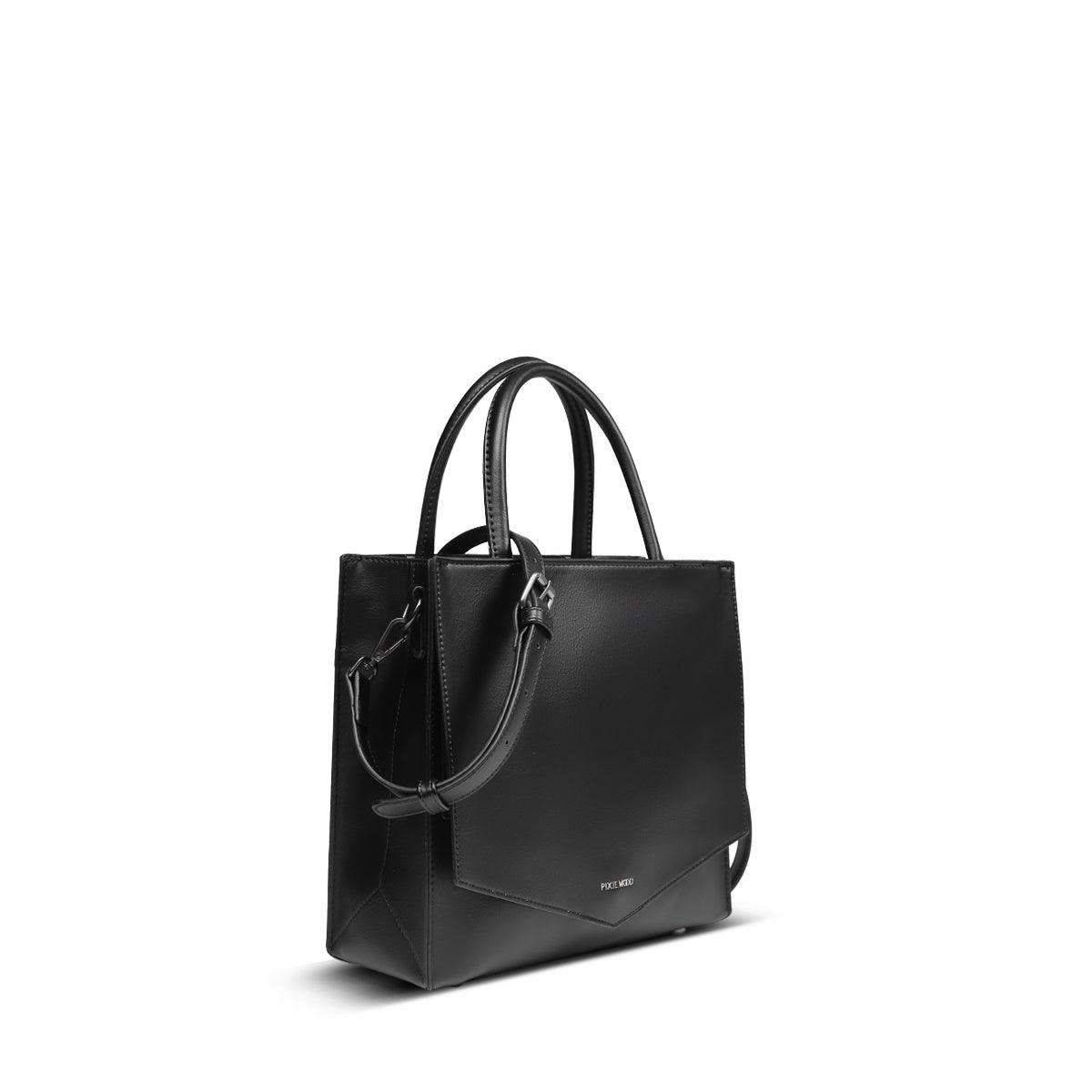 Caitlin Small Vegan Leather Tote Bag for Women - Stylish & Eco-Friendly Crossbody Purse in Multiple Colors | Perfect for Work, Travel & Everyday Use