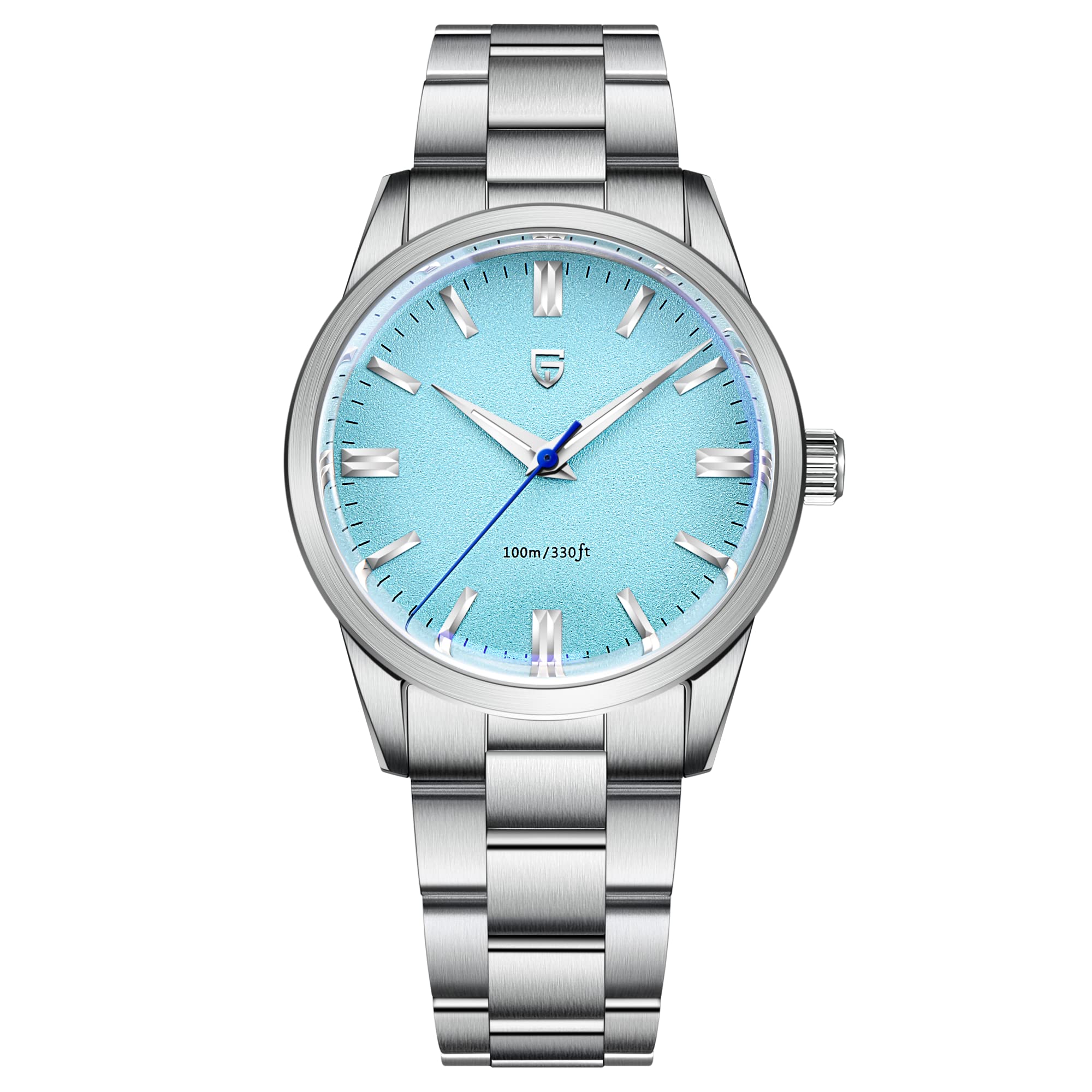 Pagani Design Men's Quartz Watch - Stainless Steel Strap with Japanese Movement - Water Resistant Dress Watch for Business & Formal Occasions