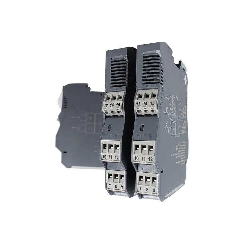 High-Precision DC Analog Signal Converter Isolator - 4-20mA to 0-10V/0-5V Voltage Current Signal Splitter & Conditioner (SWK-GLK) - Ideal for Industrial Automation, Process Control & PLC Systems