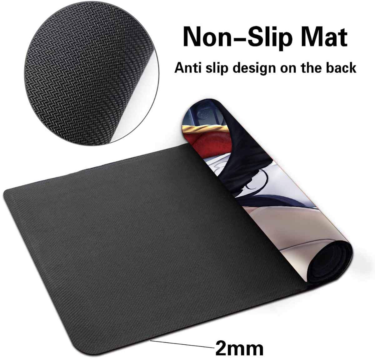 Overlord Anime Gaming Mouse Pad - Large Desk Mat for Laptop & PC with Albedo Design (32 Inch) - Perfect for Gaming, Office Work & Anime Fans