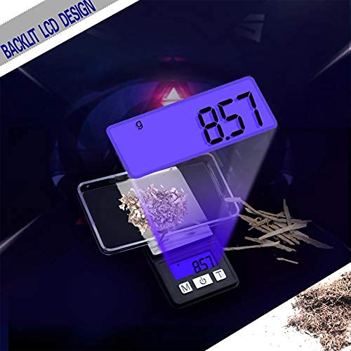 Fuzion Ultra Mini Gram Scale 100g x 0.01g Precision, Digital Pocket Jewelry Food Scale with Tray | 6 Unit Conversion, Tare Function & LCD Display | Perfect for Jewelry Making, Cooking, Portion Control & Postal Weighing