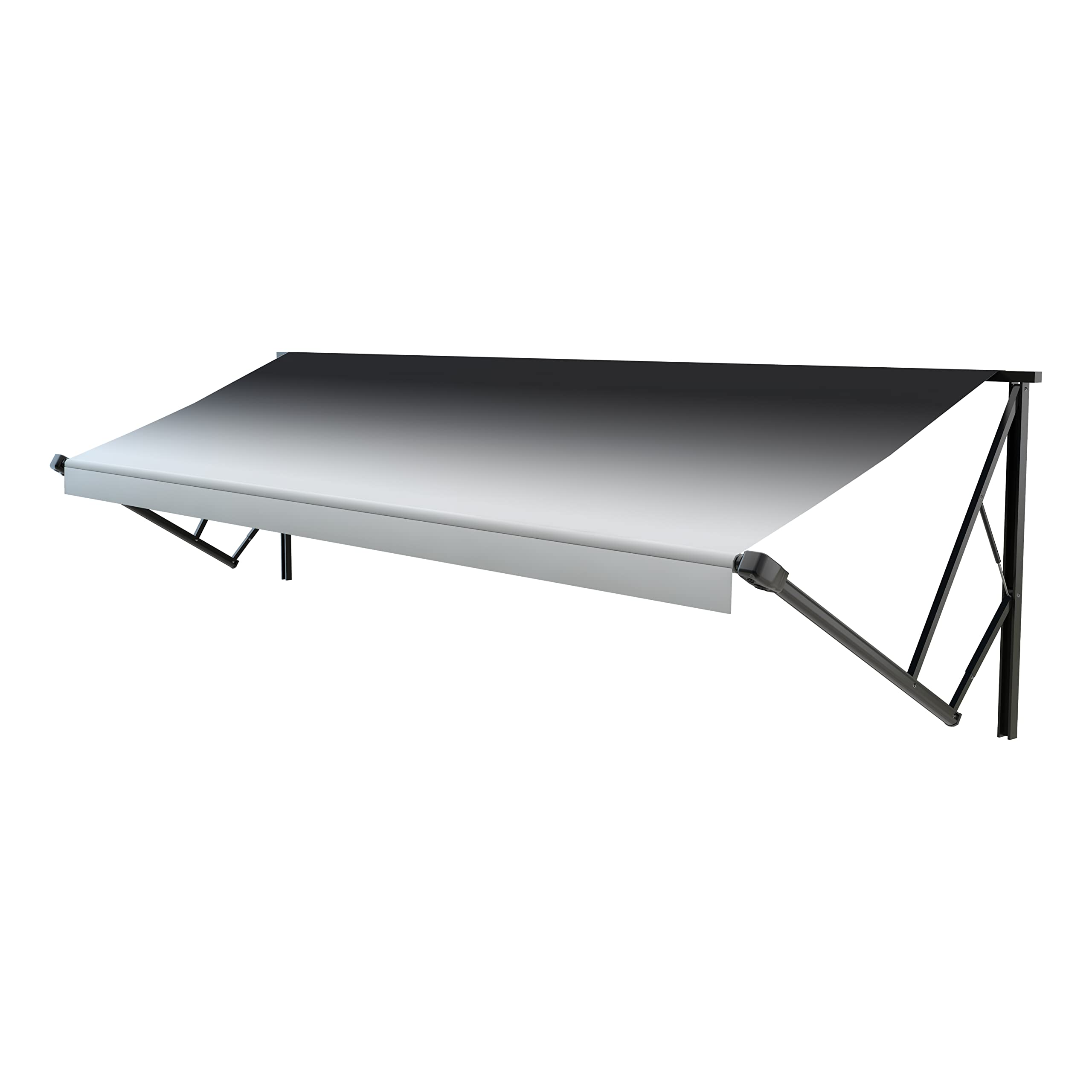 Solera V000211531 21' Power & Hybrid RV Awning - Black Fade for 5th Wheel, Travel Trailer, Motorhome | Durable Shade Solution for Outdoor Camping & Patio Relaxation