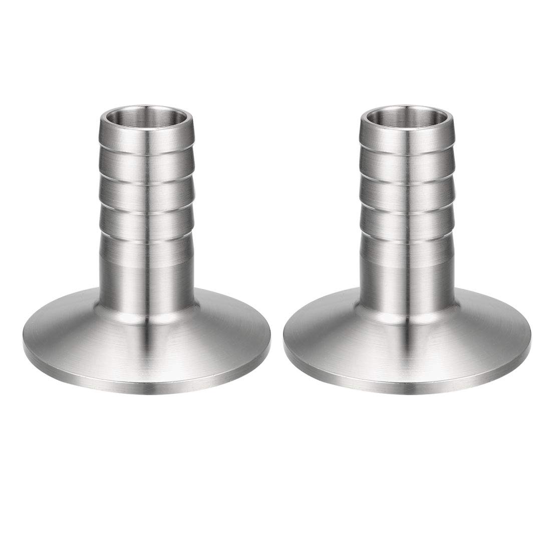 uxcell 2 Pack 1.99-Inch to 3/4-Inch Hose Barb Adapter Fitting - Pipe Coupling for Water, Air, and Fuel Lines - Perfect for Plumbing, Automotive, and Industrial Applications