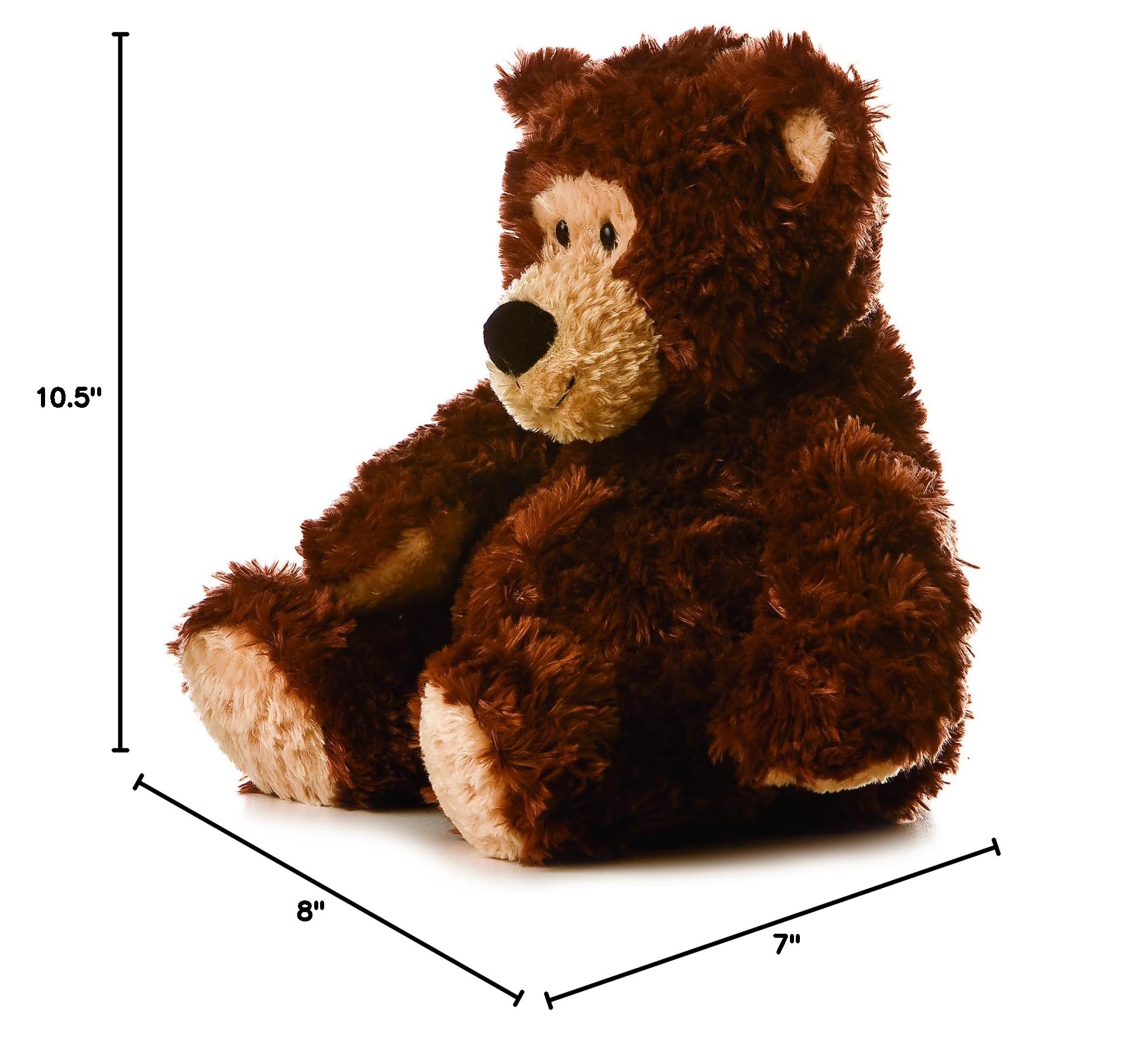 Aurora® Snuggly Tubbie Wubbies™ Brown Bear Plush Toy - 12 Inch Soft Stuffed Animal for Kids, Best Comforting Companion for Cuddling & Imaginative Play - Perfect for Bedtime, Travel & Emotional Support