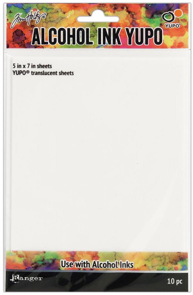 Tim Holtz Surfaces - White Yupo Paper, Translucent Yupo Paper & Distress Woodgrain Paper for Mixed Media Art, Card Making, and Scrapbooking