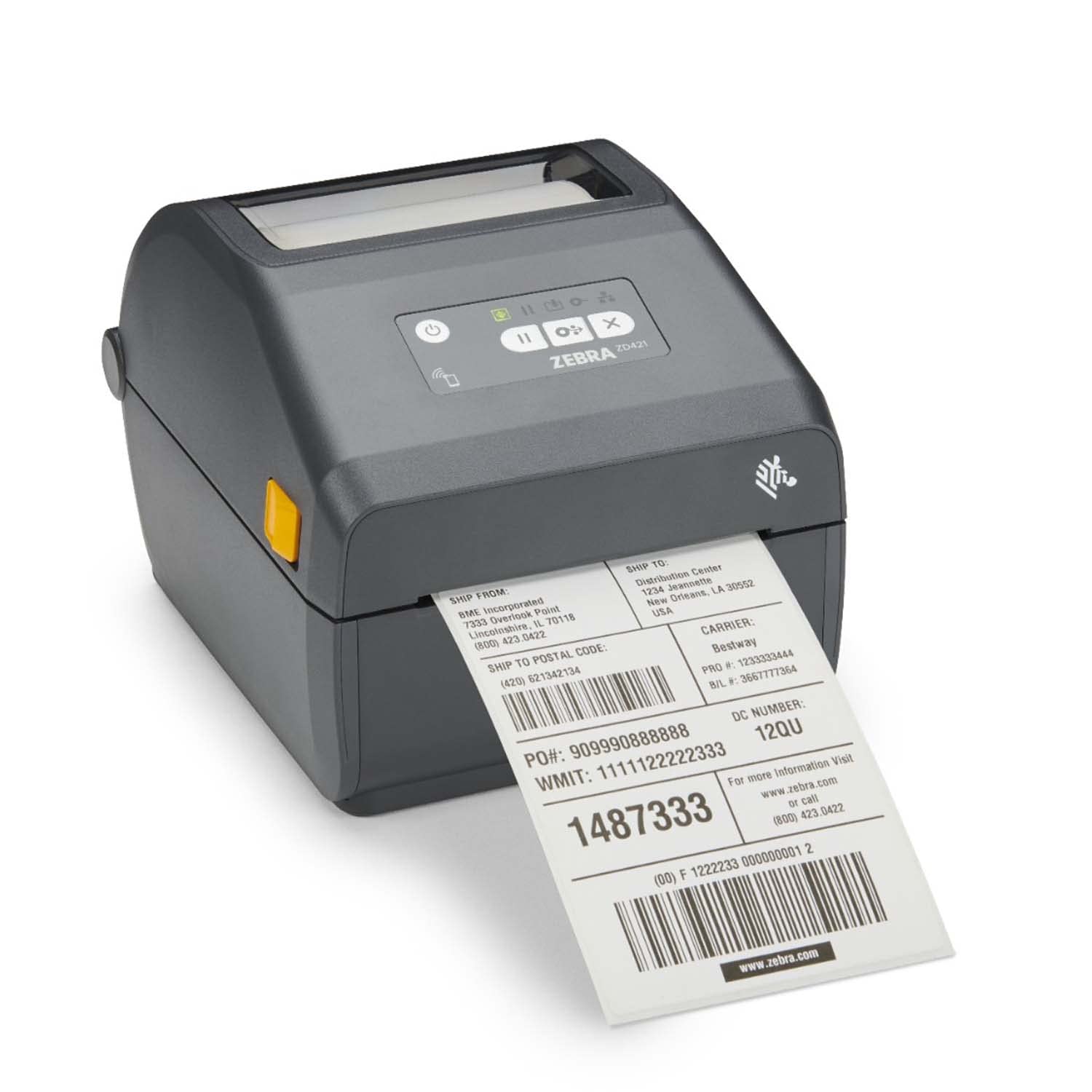 ZEBRA ZD421 Direct Thermal Printer - 203 dpi, USB, Bluetooth 5.0, Modular Connectivity - Industrial Label Printer for Logistics, Warehouse, Retail & Healthcare | Shipping Labels, Barcode Printing, Inventory Management