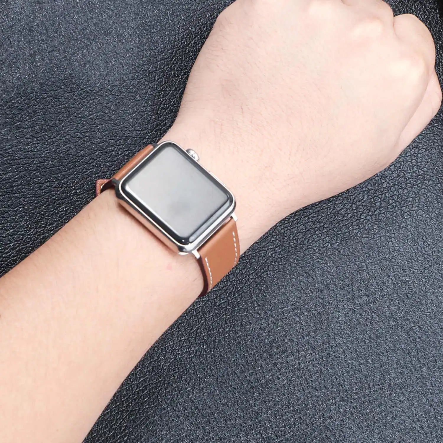 Classic Single Tour Leather Watch Straps - Genuine Leather Replacement Bands for Men & Women - Perfect for Dress Watches, Business & Casual Wear