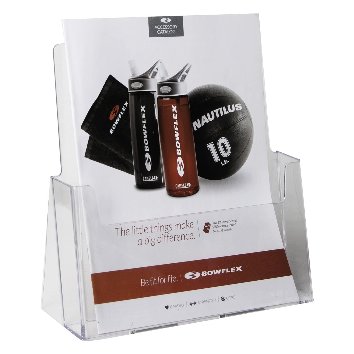 Clear Acrylic Brochure Holder 8.5