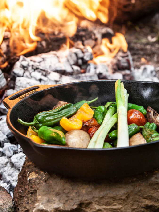 Petromax Cast Iron Fire Skillet with Removable Handle - Perfect for Camping, Grilling & Outdoor Cooking