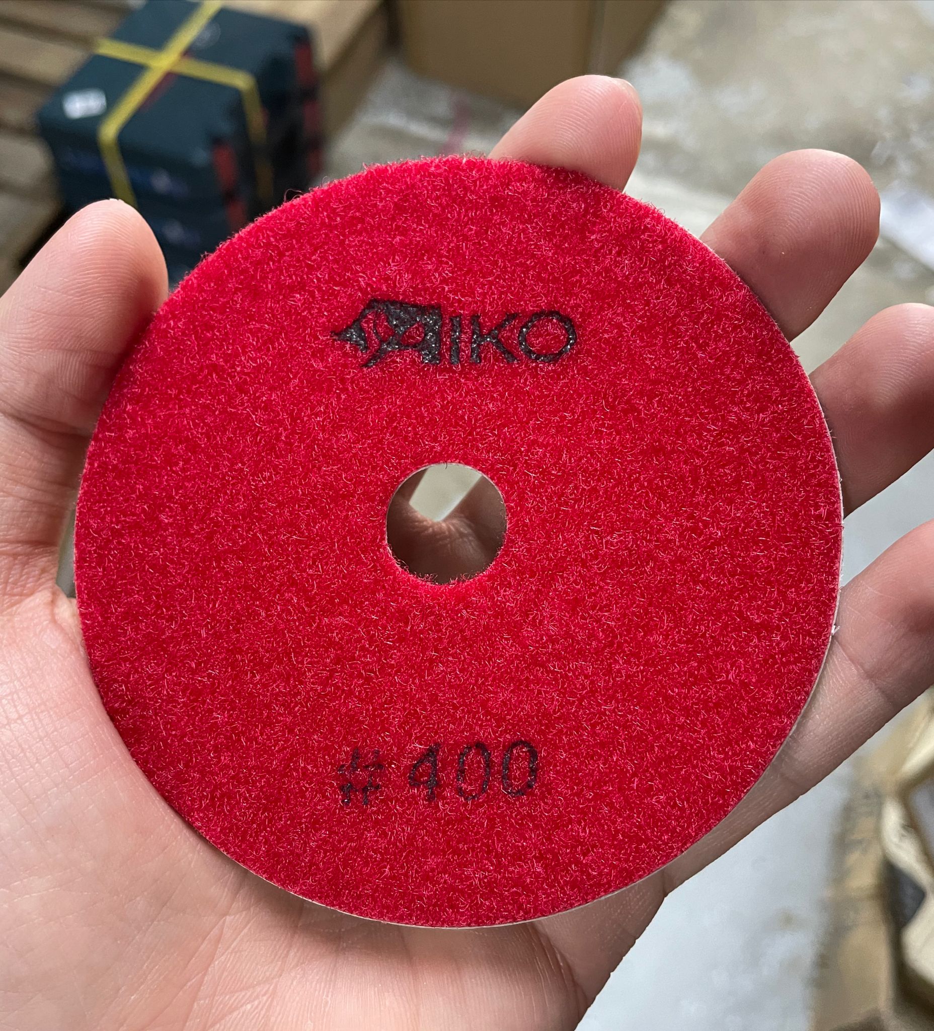 4-Piece Marble Polishing Pads Set for Stone, Granite, Concrete - Model PAD 4M - Perfect for Countertop Restoration & DIY Home Improvement Projects
