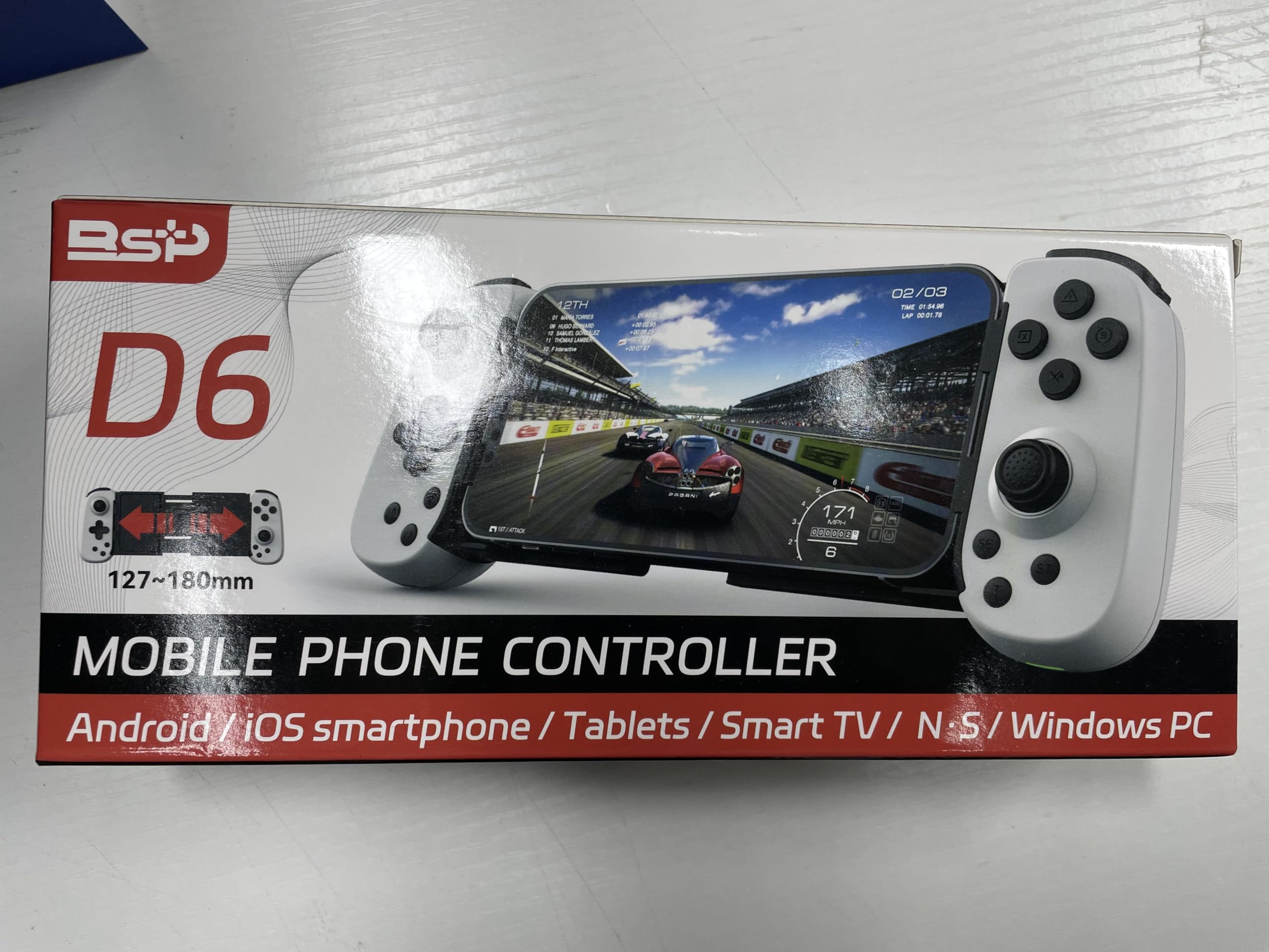 Joso Wireless Phone Controller for Android, iPhone & PC - Turbo Gamepad Compatible with Nintendo Switch, PS4, Xbox & Cloud Gaming | Perfect for Mobile Gaming, Remote Play & Console Streaming