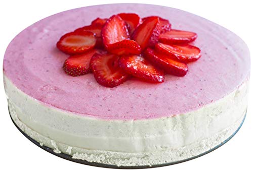 Sugar Free Strawberry Mousse Cake - Traditional Homemade Recipe | Delicious Low Carb Dessert for Birthdays, Valentine's Day, Christmas, Mother's Day, Father's Day & Anniversaries | Perfect Gift with Greeting Card (3 lbs) - Ideal for Parties, Celebrations & Romantic Dinners
