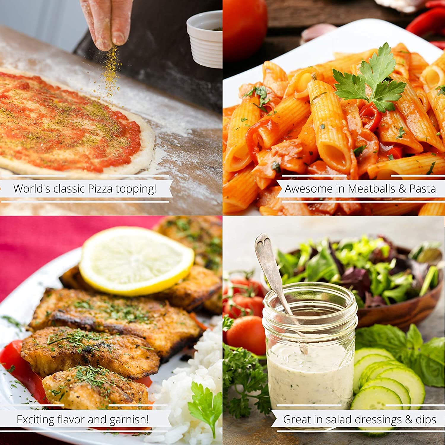 Premium Italian Seasoning Blend by It's Delish – 1 LB Bulk Bag – All Natural Dried Herbs Mix – Perfect for Pasta, Pizza & Mediterranean Cooking – Aromatic Gourmet Italian Spices for Home Chefs