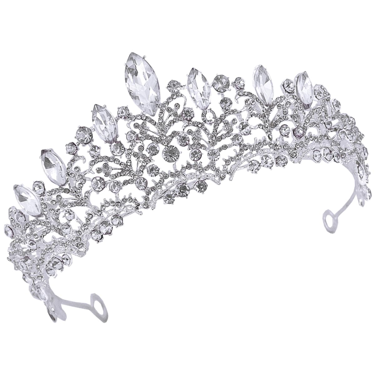 FRCOLOR 3-Piece Rhinestone Crown Hair Accessories Set for Women & Girls - Vintage Jeweled Headbands for Weddings, Costume Balls, Prom, Pageants & Special Occasions