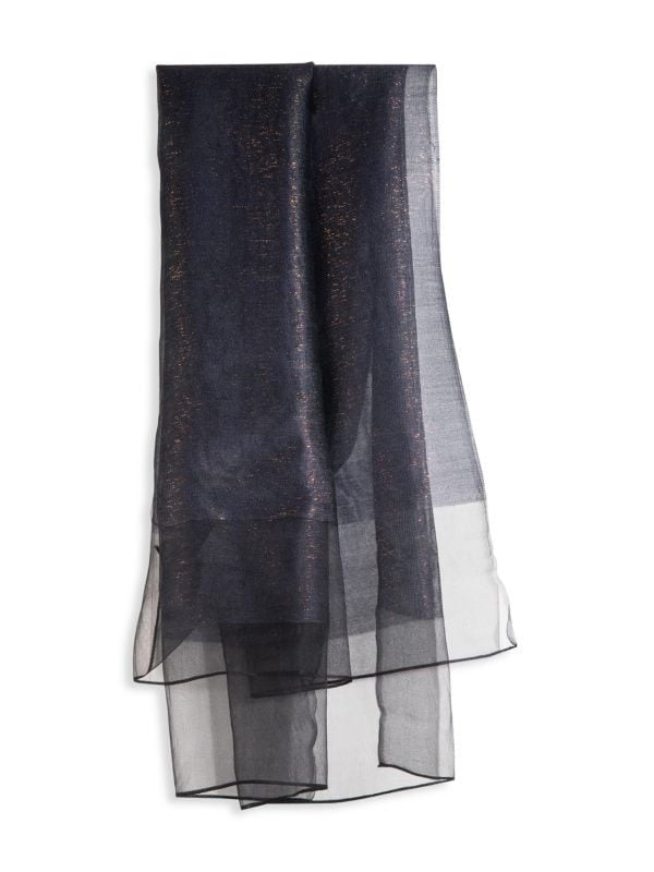 Silk Sparkle Wrap Scarf for Women - Elegant Glitter Shawl for Evening Parties, Weddings & Special Occasions
