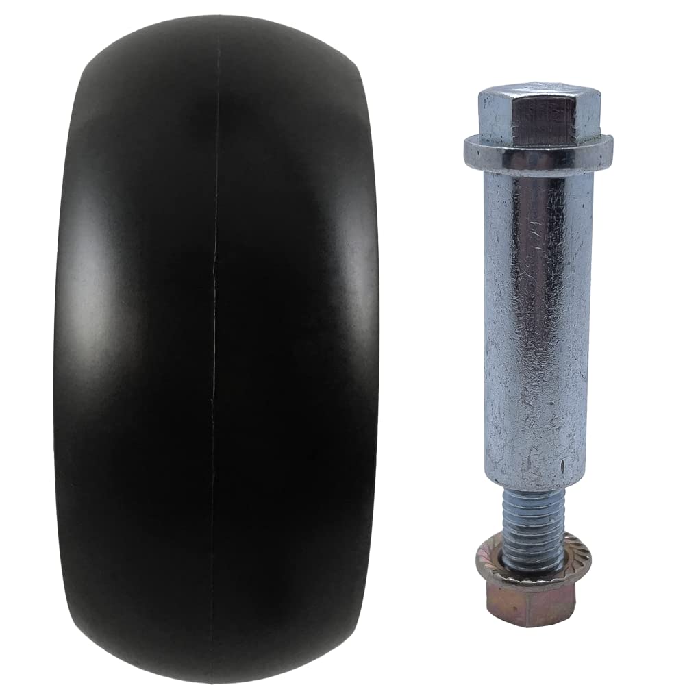 Replacement Deck Wheel Rollers 2-Pack - Compatible with GX10168 R11819 210-051 72-119 L110 Ztrak D110 - Aftermarket Lawn Mower Wheels & Hardware Kit - Perfect for John Deere, Cub Cadet & More Mower Models - Ideal for Lawn Maintenance & Yard Care