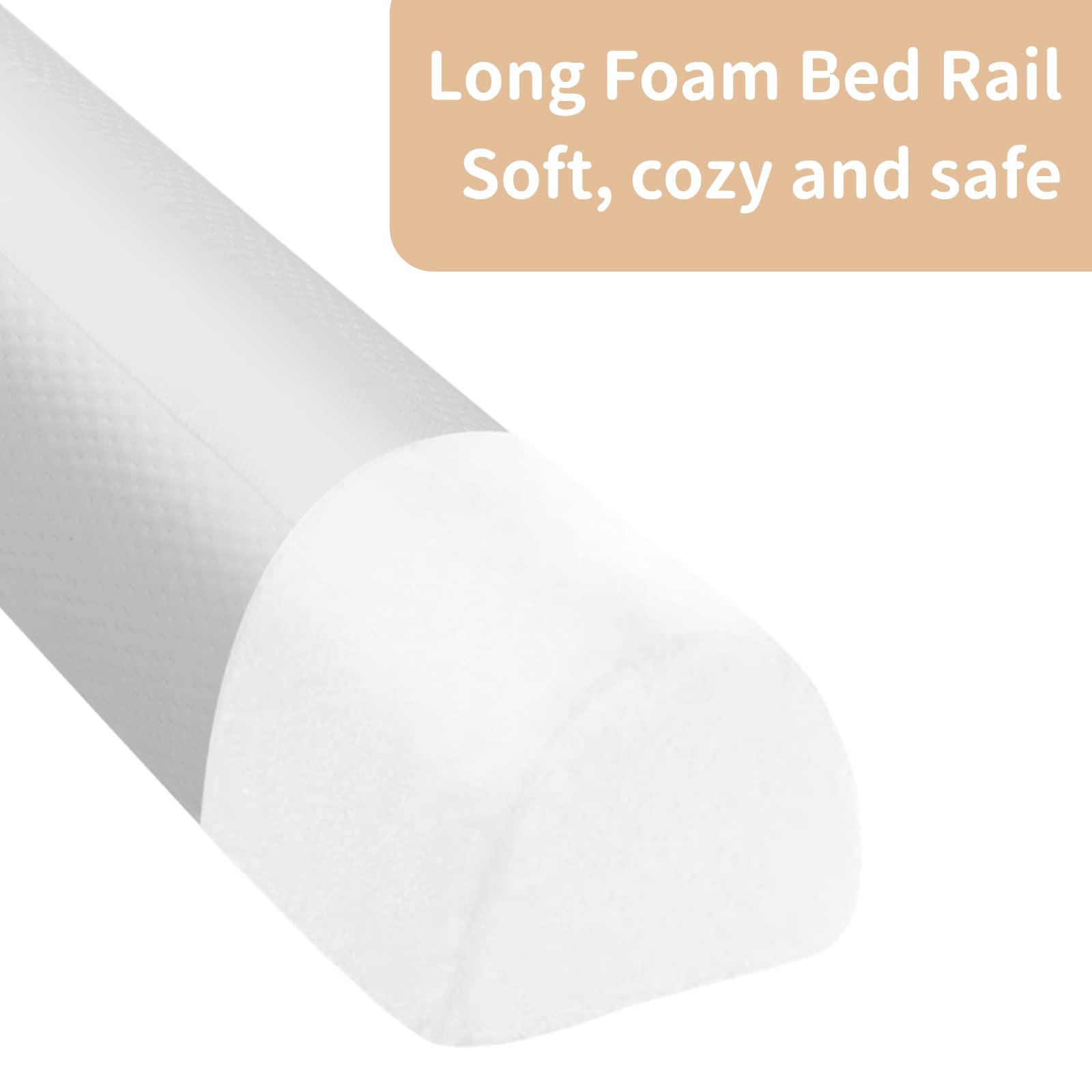 YIHATA Toddler Bed Bumpers - 1 Pack Safety Bed Rail for Kids, Non-Slip Water Resistant Washable Foam Bed Guard for Twin/Queen/King/Full Size Beds - Perfect for Childproofing & Preventing Falls During Sleep