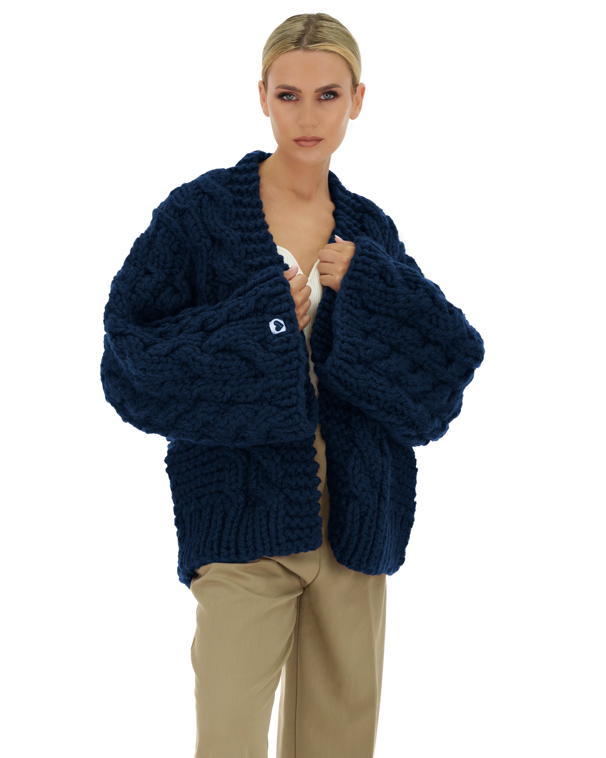 Cozy Cable Knit Cardigan Sweater for Women - Soft Chunky Knit Open Front Long Sleeve Wrap - Perfect for Fall, Winter & Layering Outfits