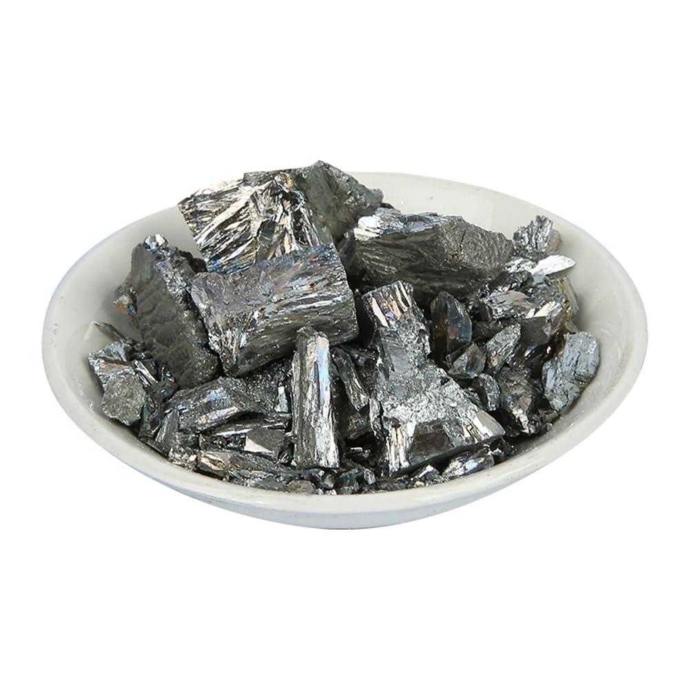 High Purity 99.9% Crystal Tellurium Te Block/Ingot/Particle - Elemental Tellurium for Semiconductor, Solar Cell & Alloy Manufacturing (250g)