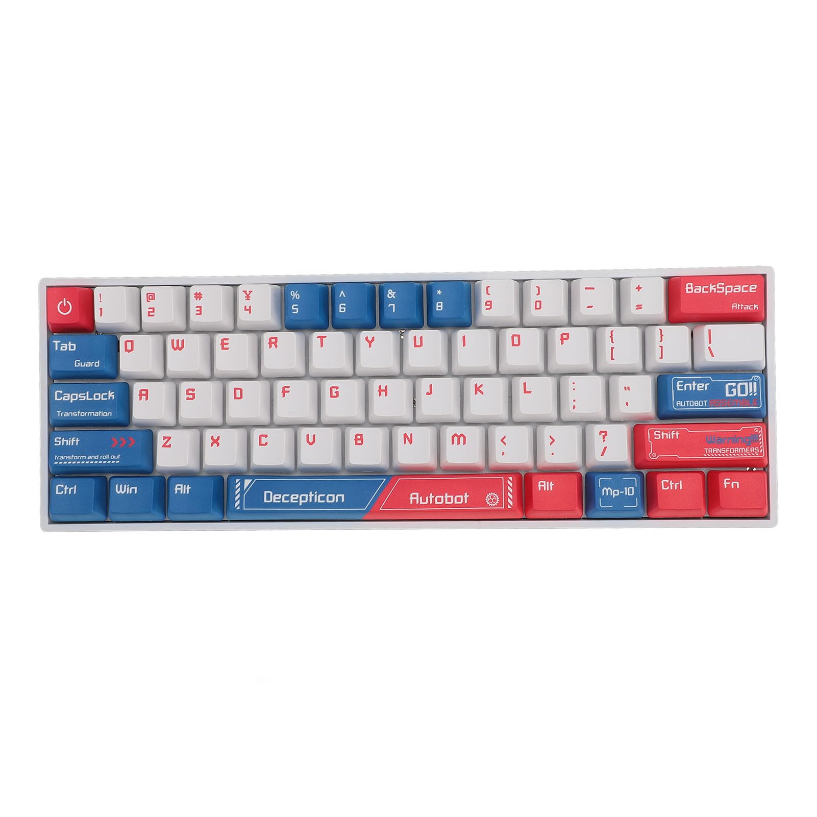 Annadue 60% Mechanical Gaming Keyboard with RGB Backlight - Tri-Mode Connectivity (Bluetooth 5.0/2.4GHz Wireless/USB Wired) - Red Switches for Windows PC/Mac - Compact Wireless Keyboard for Gaming, Office & Home Use